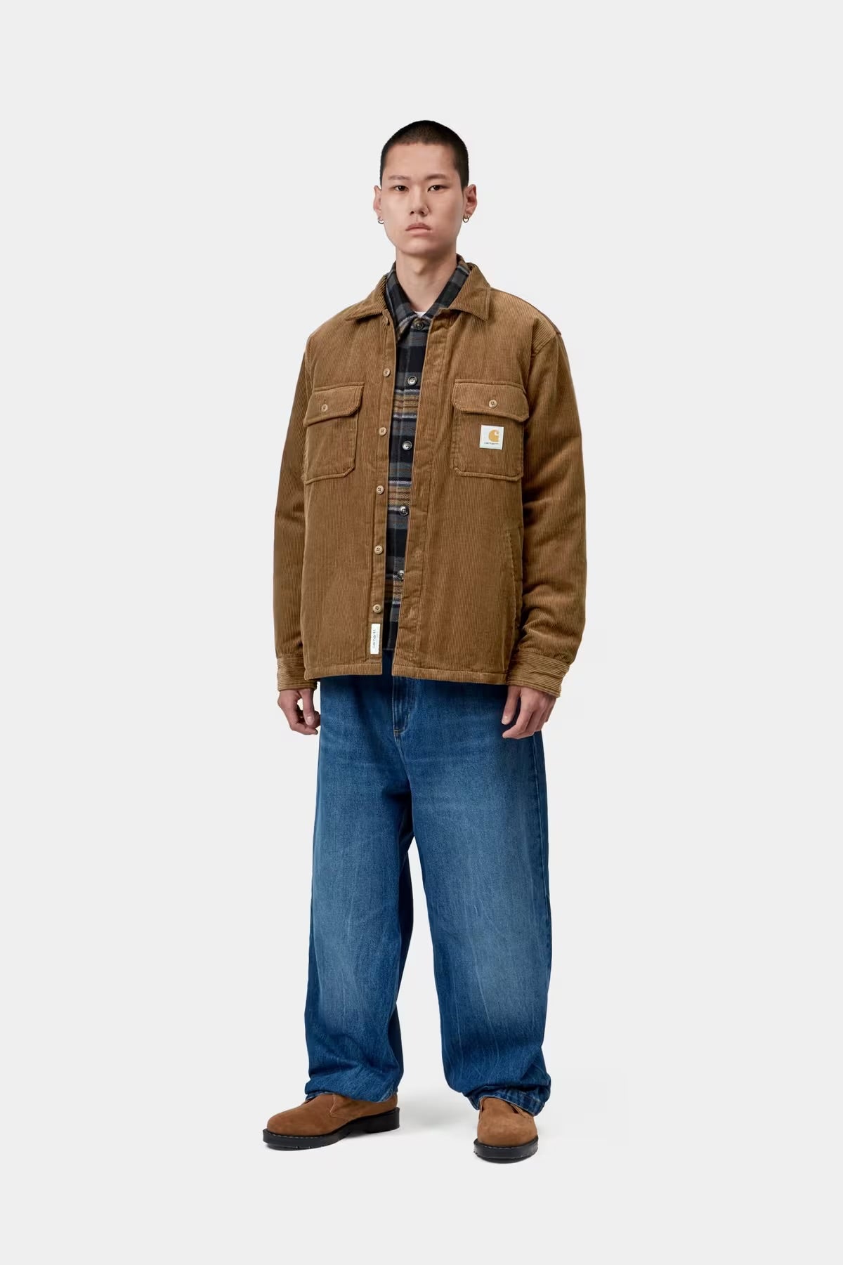 CARHARTT WIP Whitsome Shirt Jac WIP H Brown