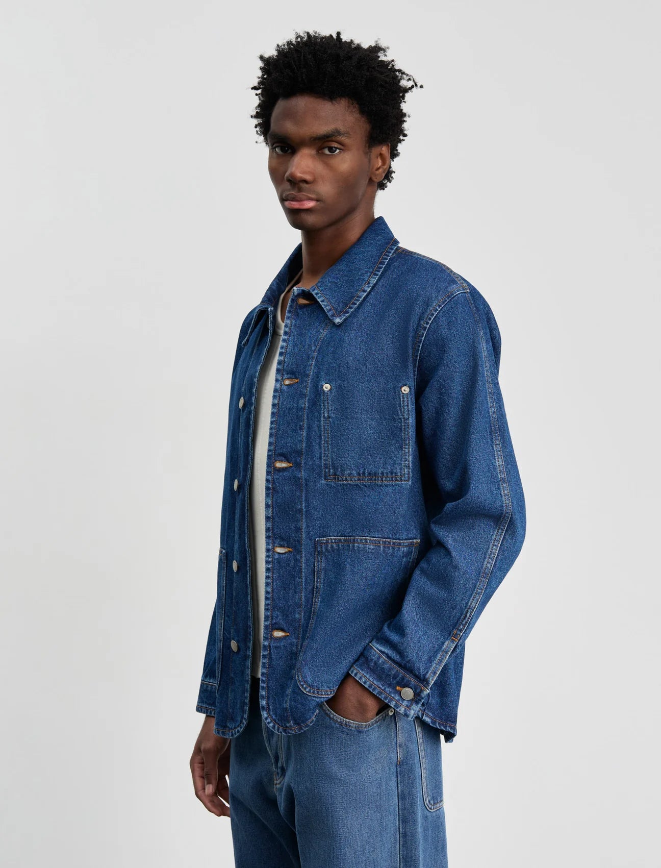 ANOTHER ASPECT Another Denim Jacket 1.0 Used Blue