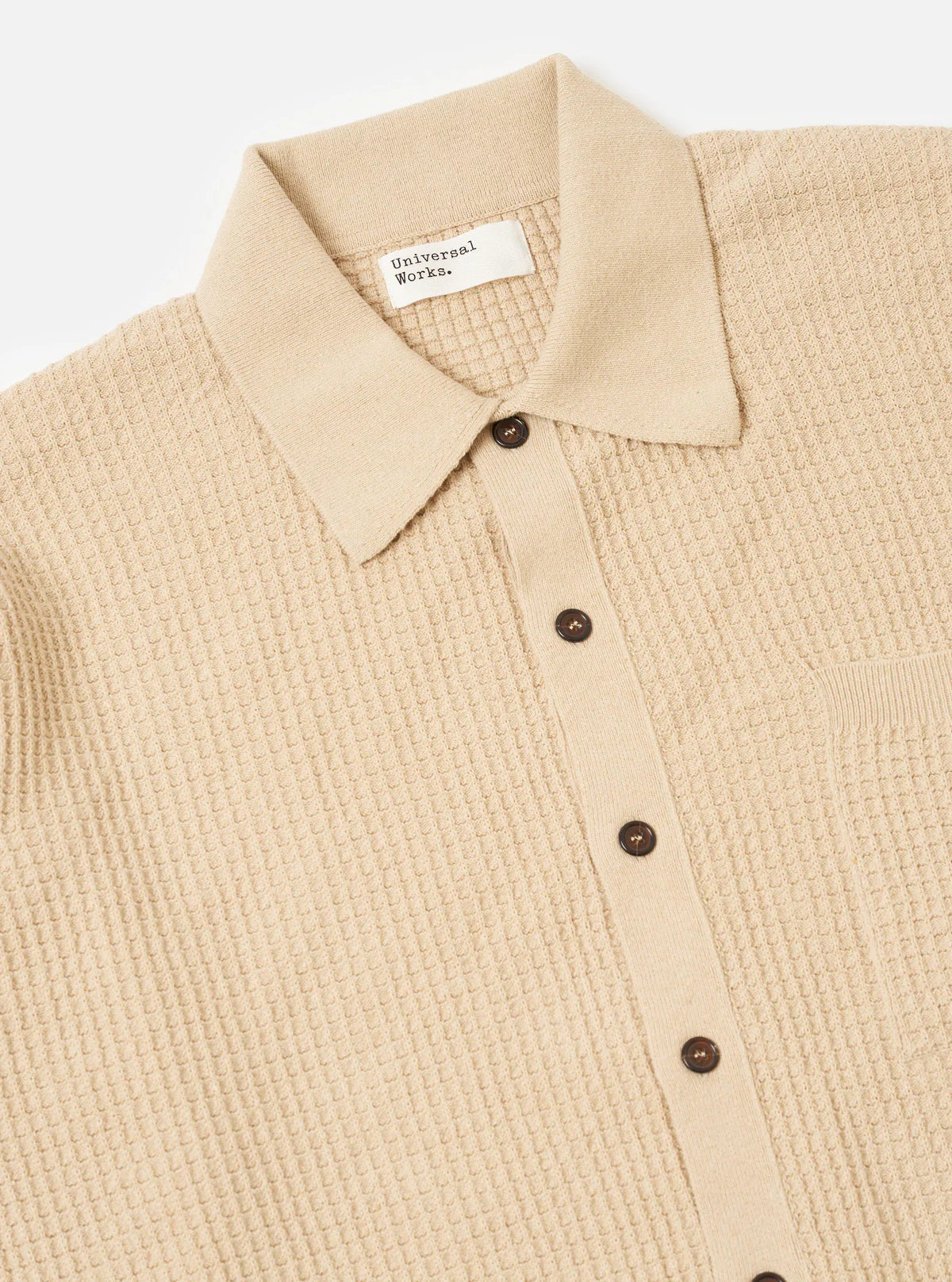 UNIVERSAL WORKS Sand Eco Cotton Knit Jacket