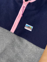 FRESH Mimmo Half Zip Fleece Pullover Navy