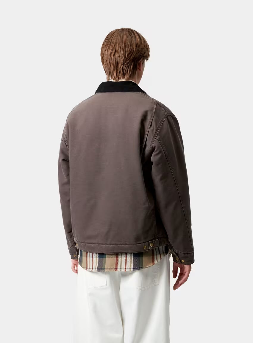 CARHARTT WIP OG Detroit Jacket Tobacco Black Stone Canvas