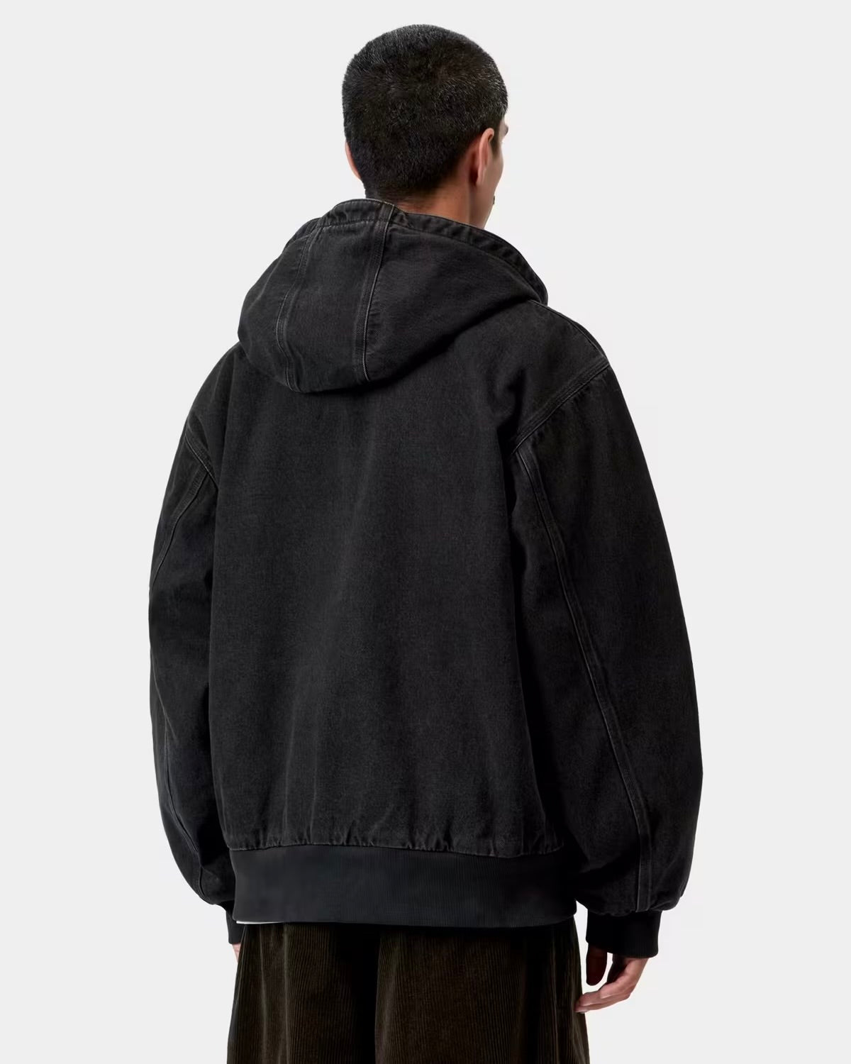CARHARTT WIP OG Active Jacket Black Stone Washed Canvas