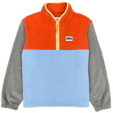 FRESH Yvon Half Zip Fleece Pullover Orange