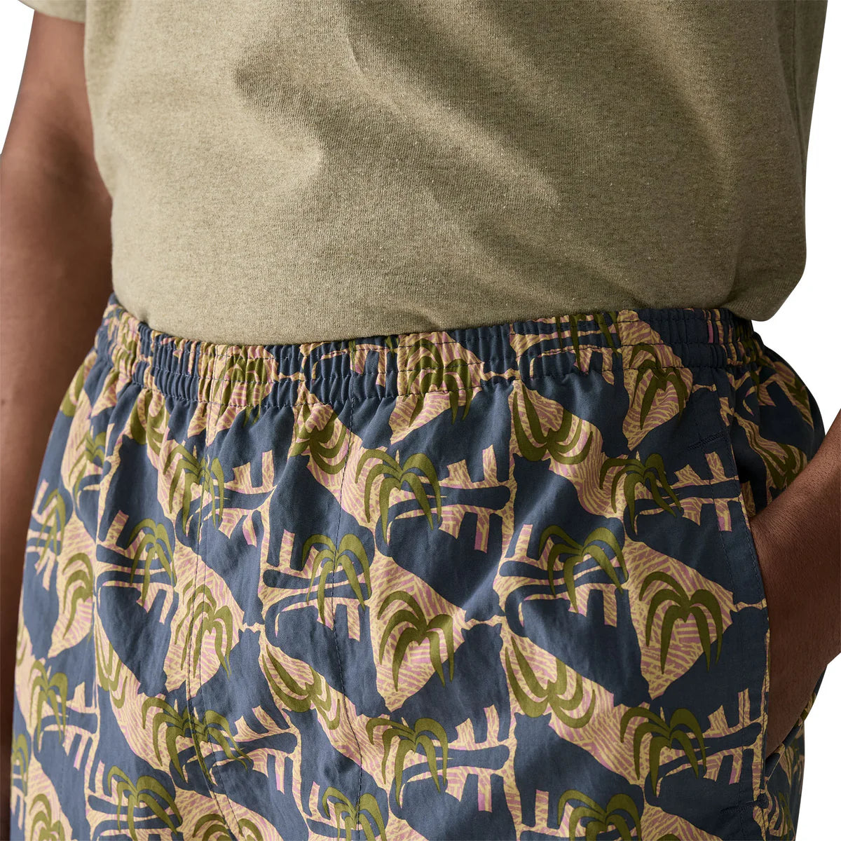 PATAGONIA Pantaloncini da Uomo Baggies™ - 5" Jaguar Geo: Dolomite Blue