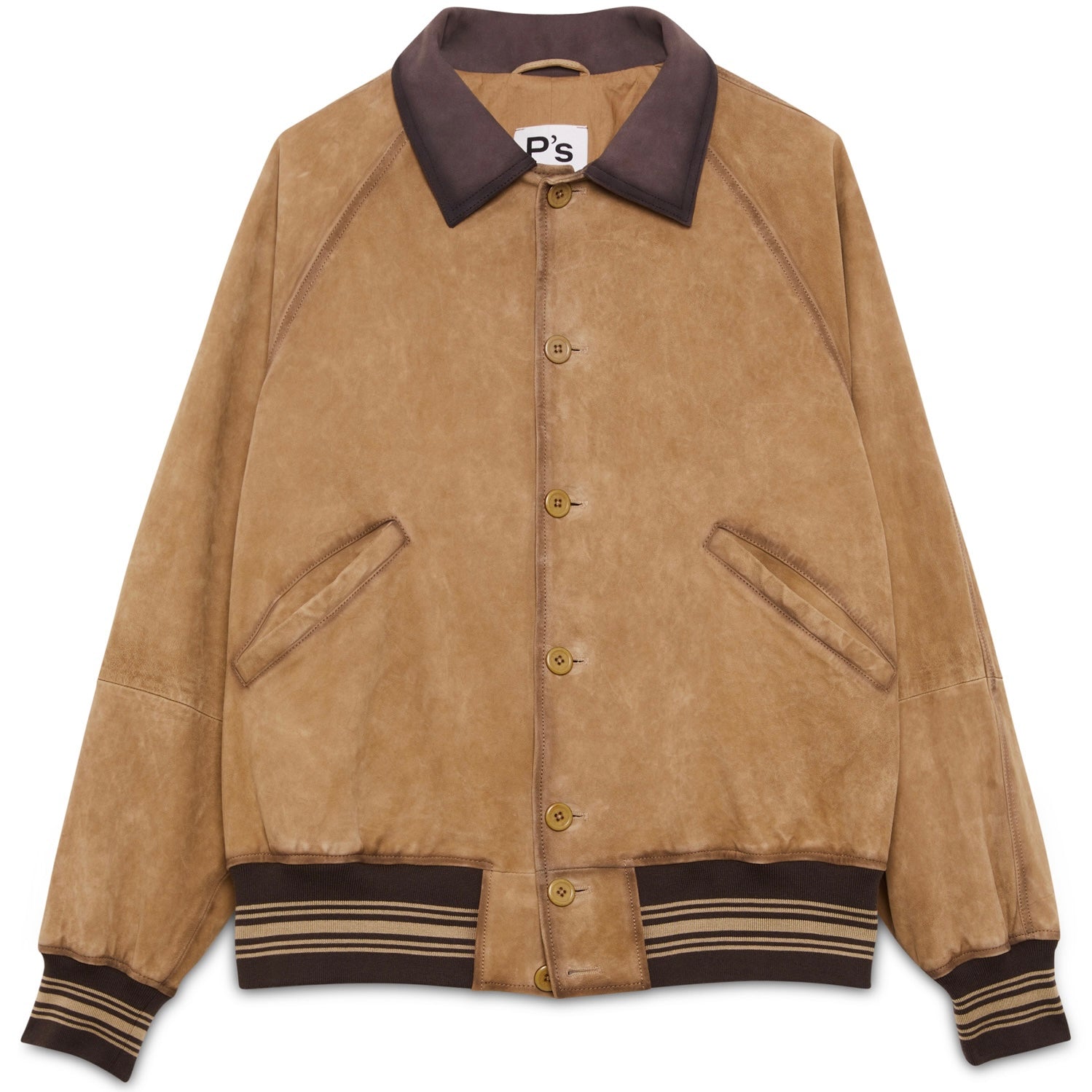 PRESIDENT’S Bryan Jacket In Beans Dirty Wash Suede