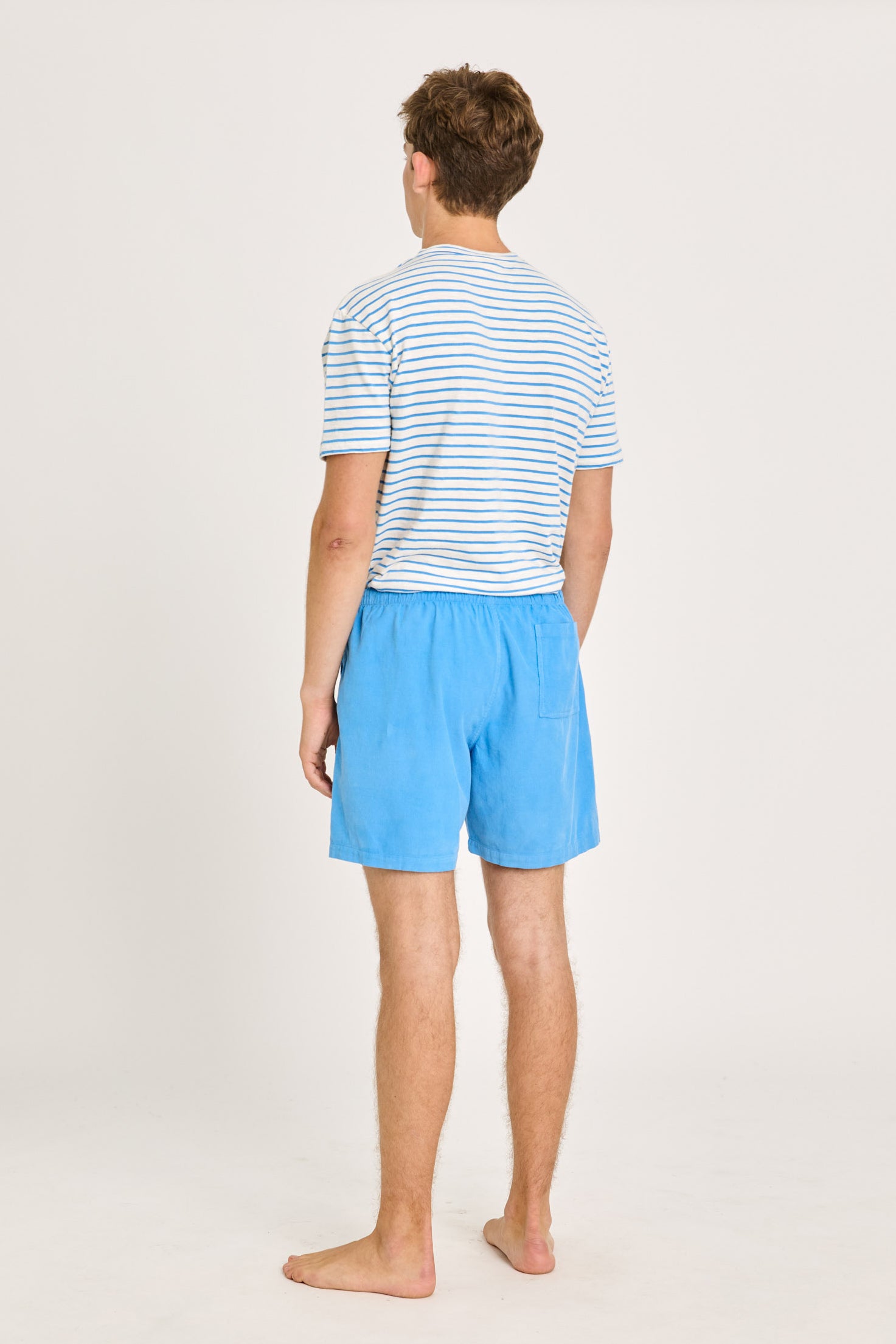 Pantaloncini Formigal LA PAZ in velluto a coste per bambini azzurro