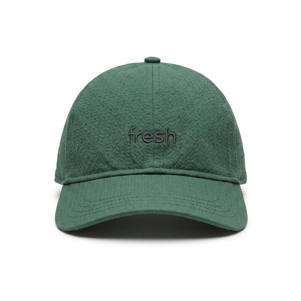 FRESH Seersucker Cap in Green