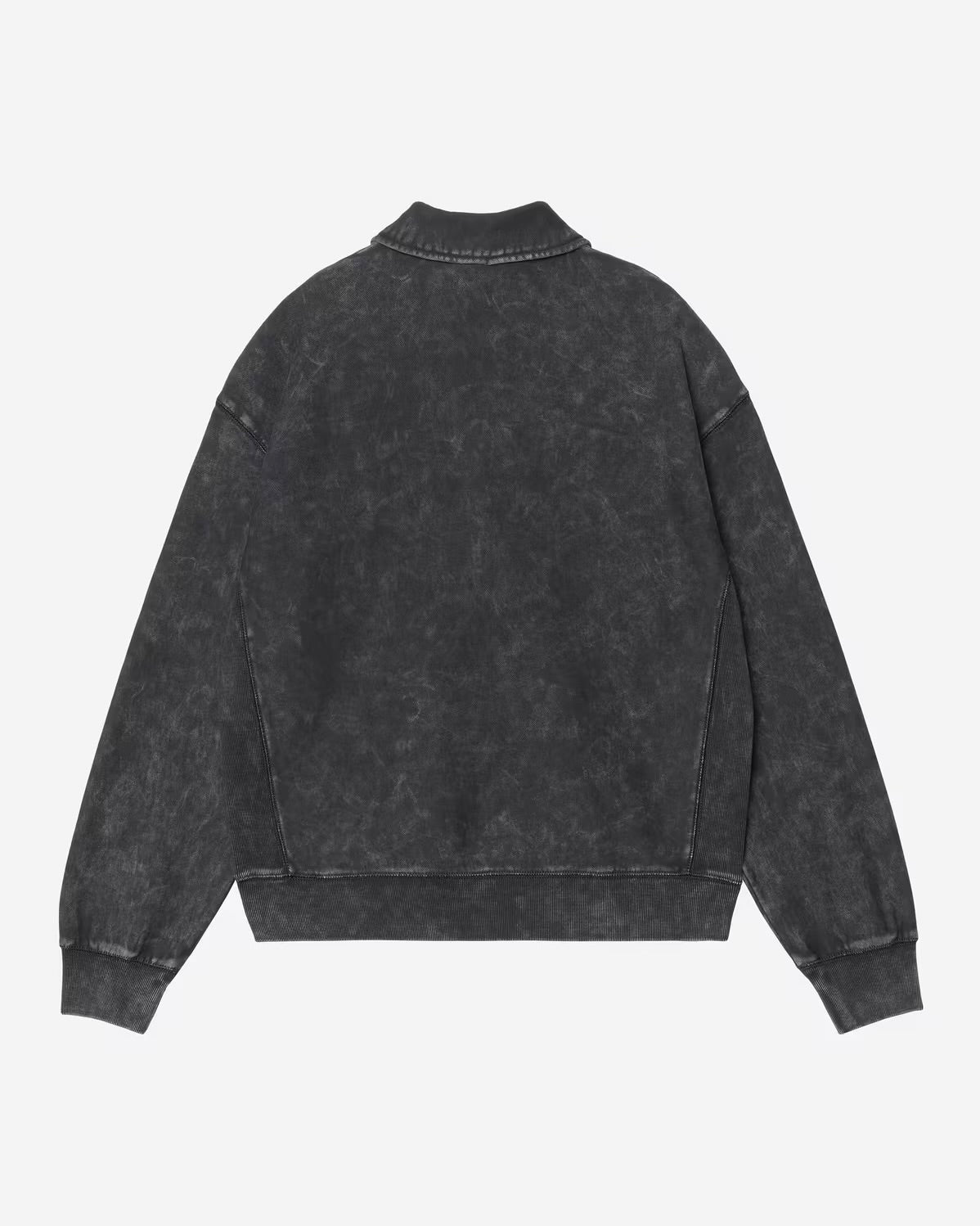 CARHARTT WIP Lambert Polo Sweat Black Moon Wash