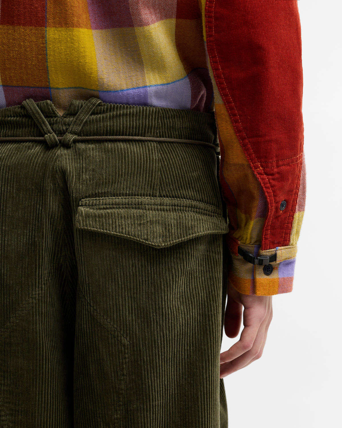 BARBOUR x Norbit Oversized Cord Trousers