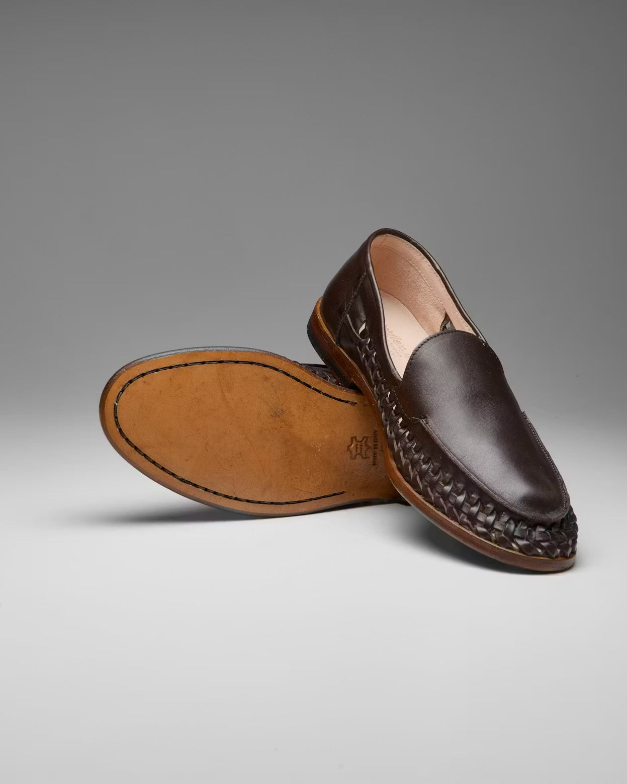 ASTORFLEX Samaflex 25 Woven Loafer in Moro Deep Brown