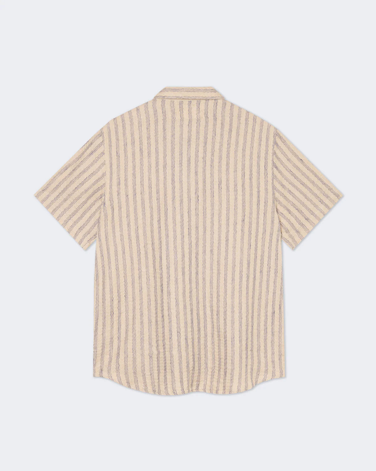LA PAZ Silveira Blue Stripes Panama Shirt