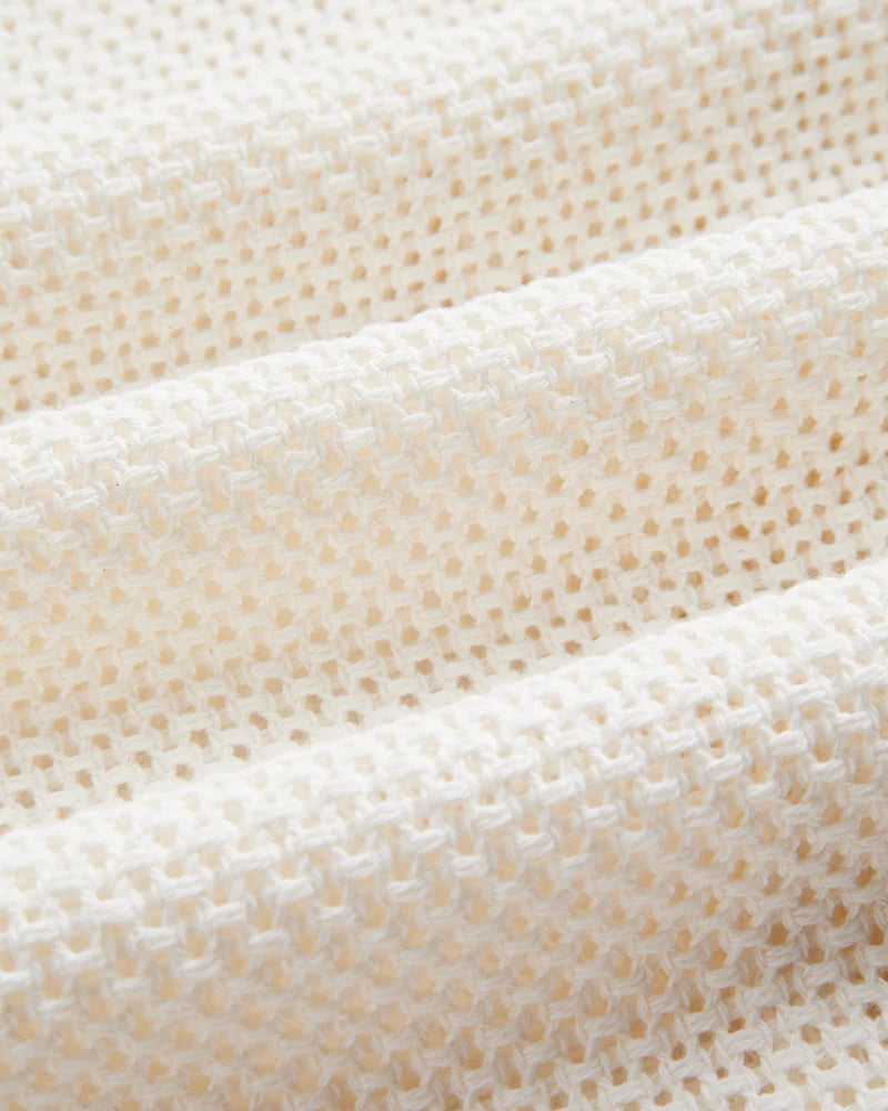 PORTUGUESE FLANNEL Agora White Short Sleeve Shirt