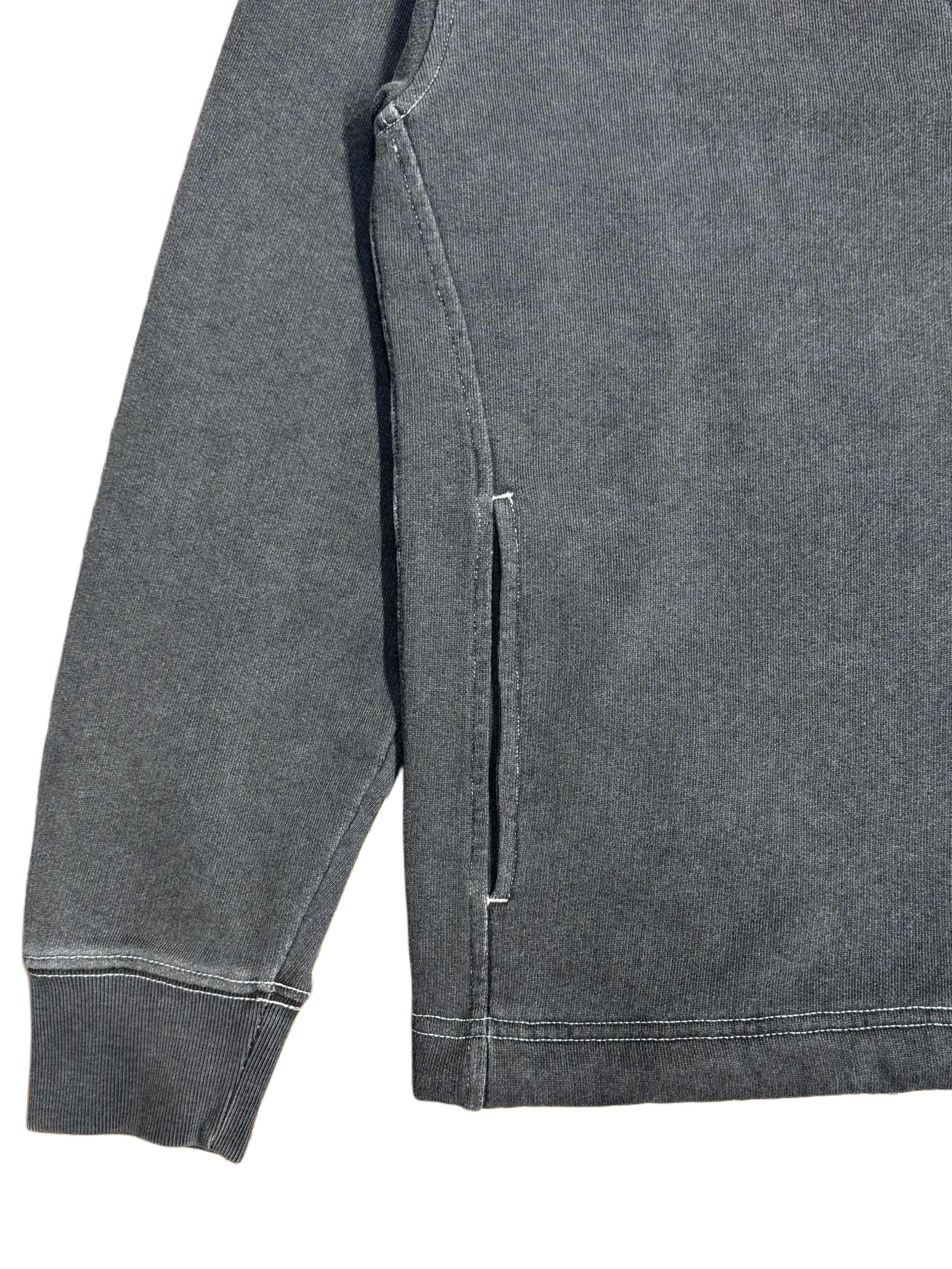 FRESH Damon Cotton Cardigan in Washed Black
