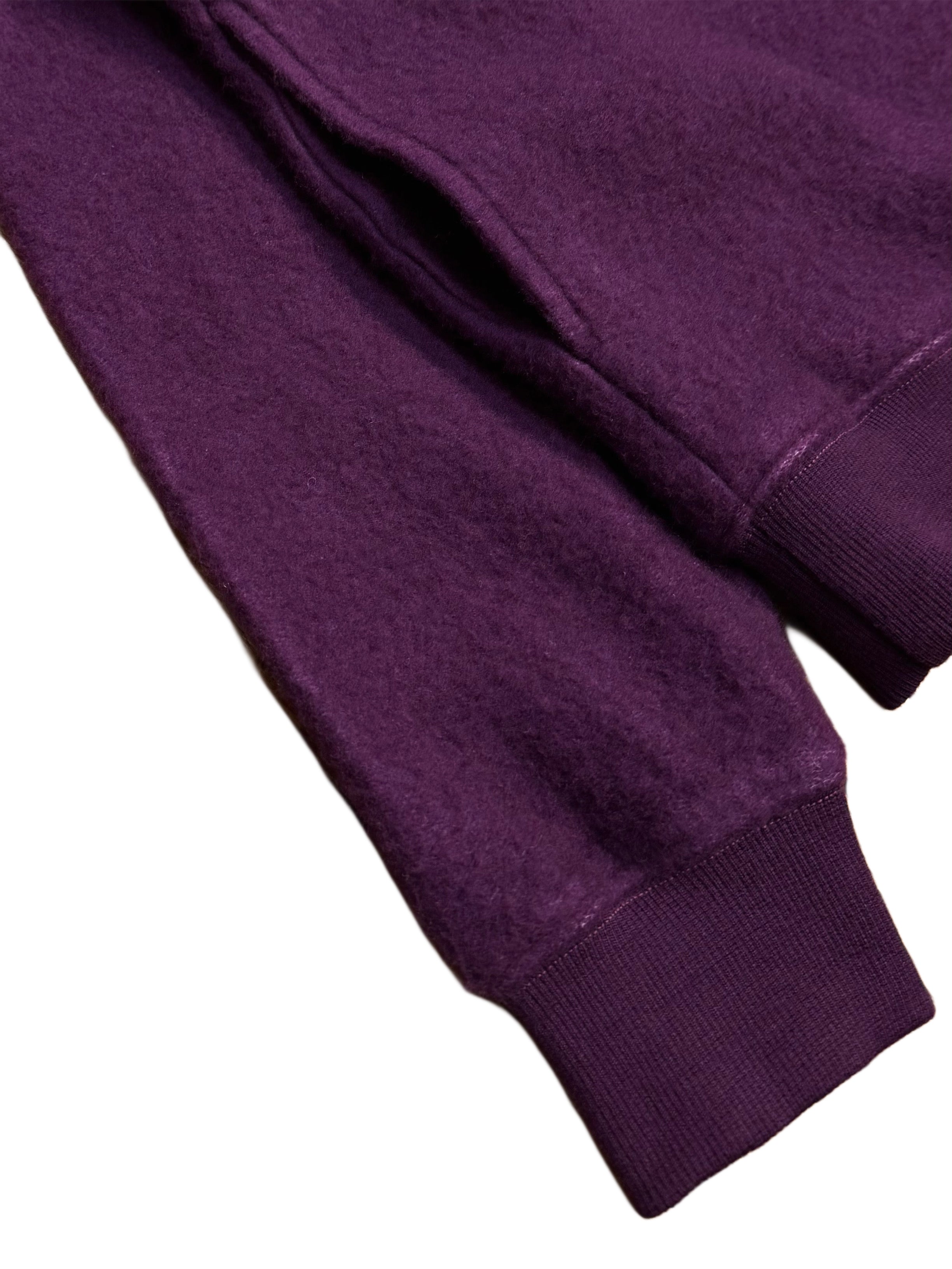 FRESH Bamboo Polo Sweater In Purple