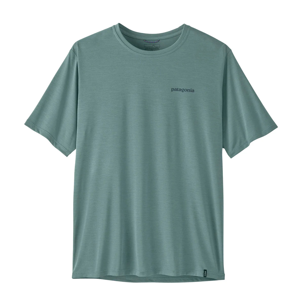 PATAGONIA Men's Capilene® Cool Daily Shirt - Boardshort Logo Blue Sage - Light Blue Sage X-Dye
