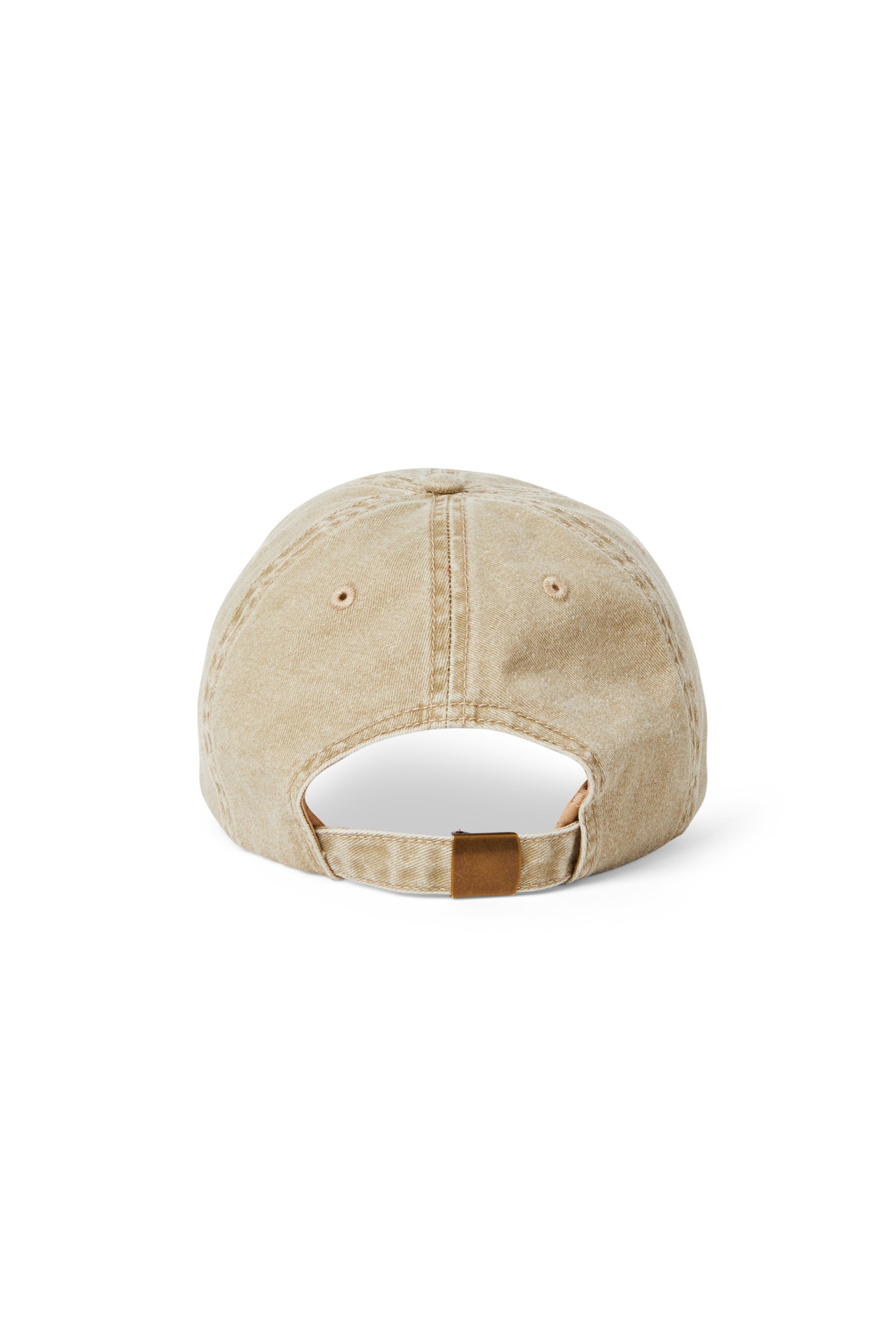PRESIDENT’S Baseball Cap In Delave Khaki Gabardine With Palm Embroidery