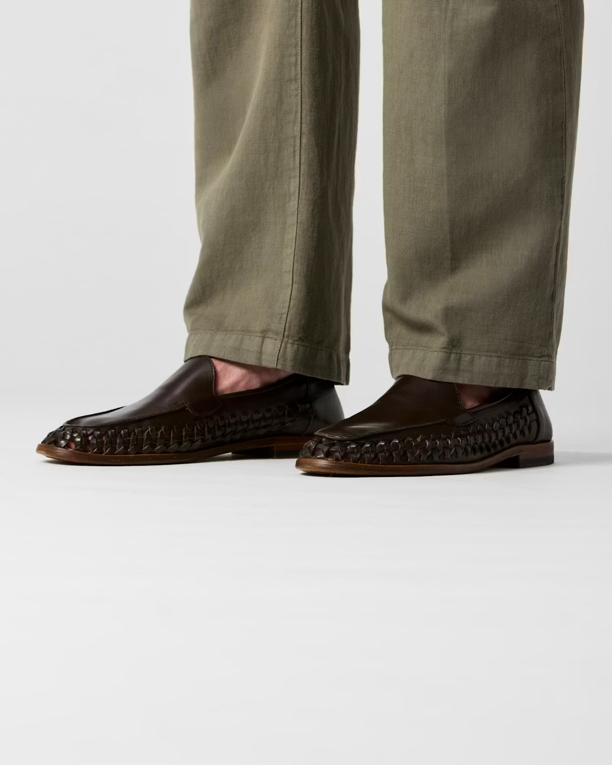 ASTORFLEX Samaflex 25 Woven Loafer in Moro Deep Brown