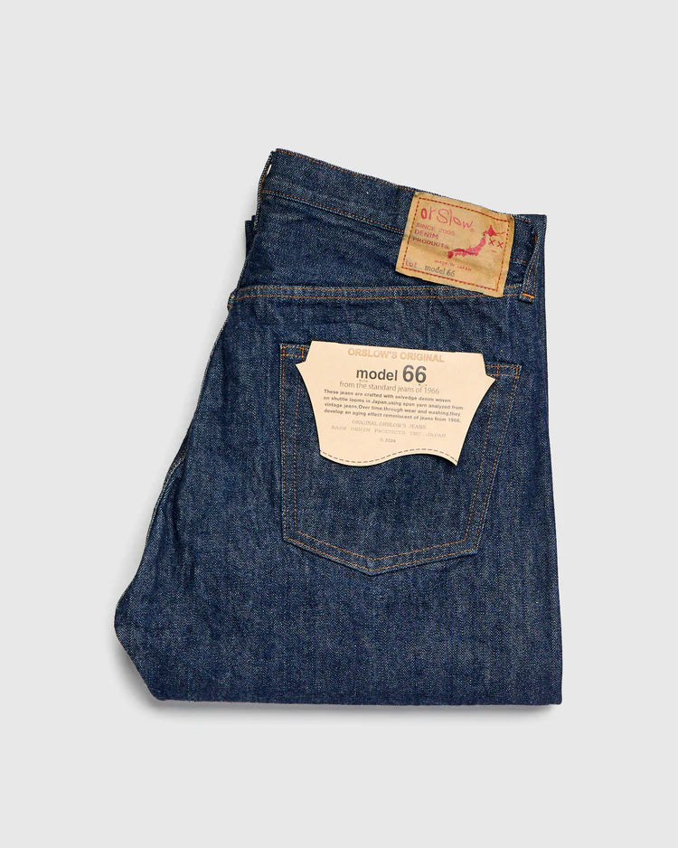 ORSLOW 1966 Standard Denim Jeans One Wash