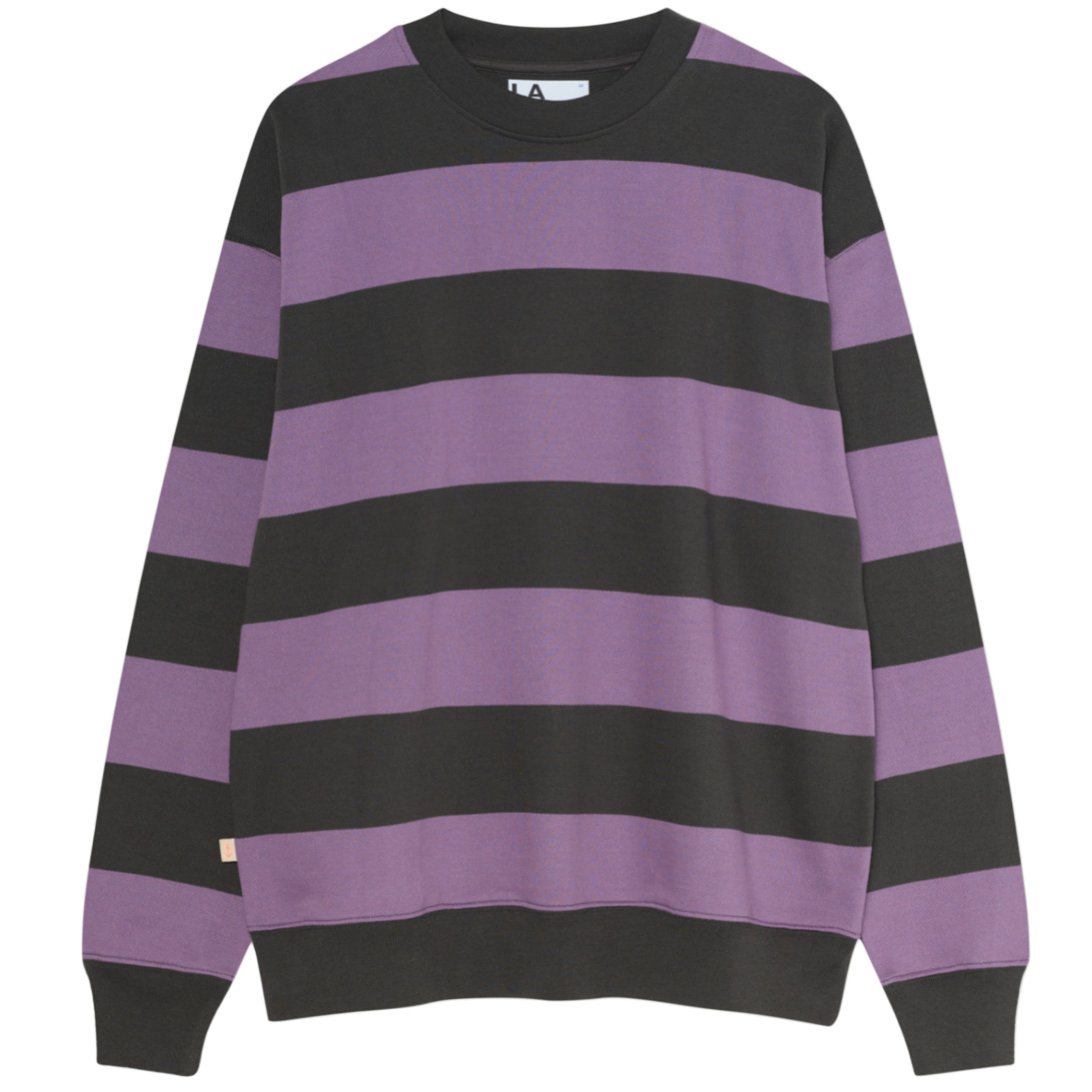LA PAZ Pavia Sweat-shirt Rayé Raisin Noir