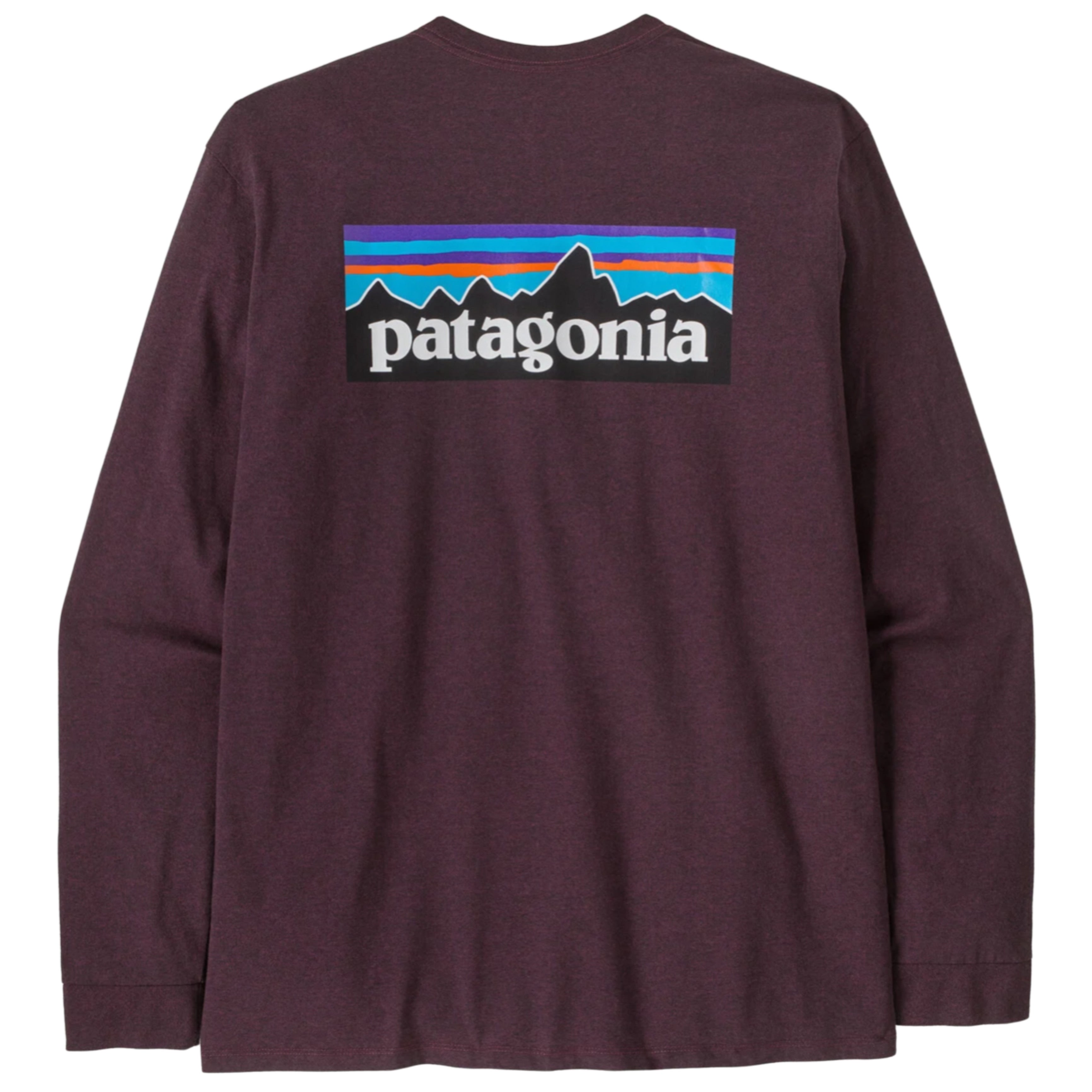 T-shirt manches longues homme à logo P-6 Responsibili-Tee® PATAGONIA figue baies