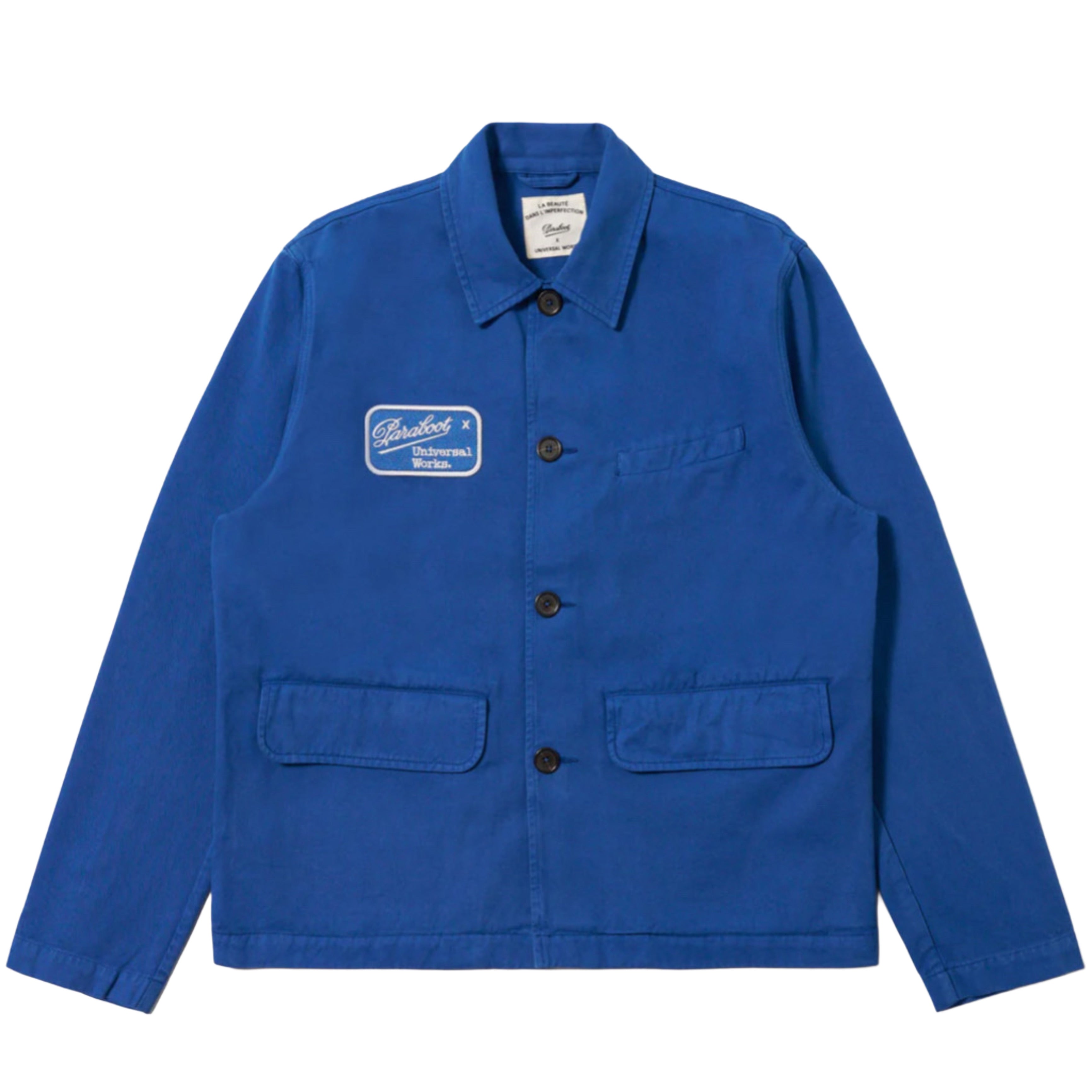 PARABOOT x Universal Works Navy Derek Twill Warmus Jacket