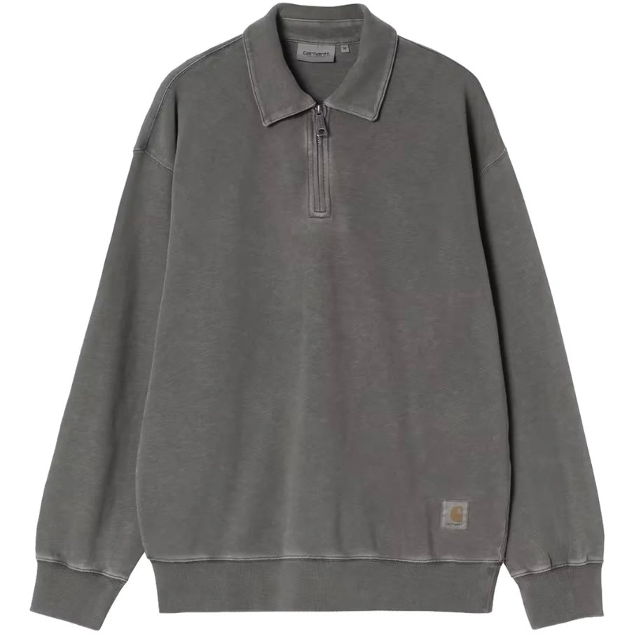CARHARTT WIP Harper Polo Black Garment Dyed