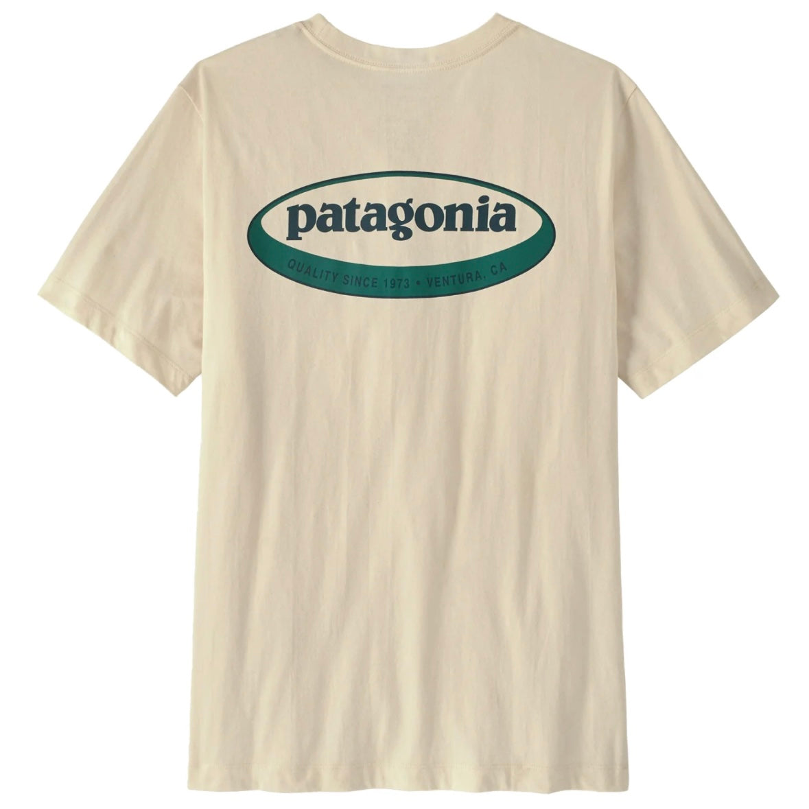 PATAGONIA Men's '95 Oval Logo T-Shirt Undyed Natural