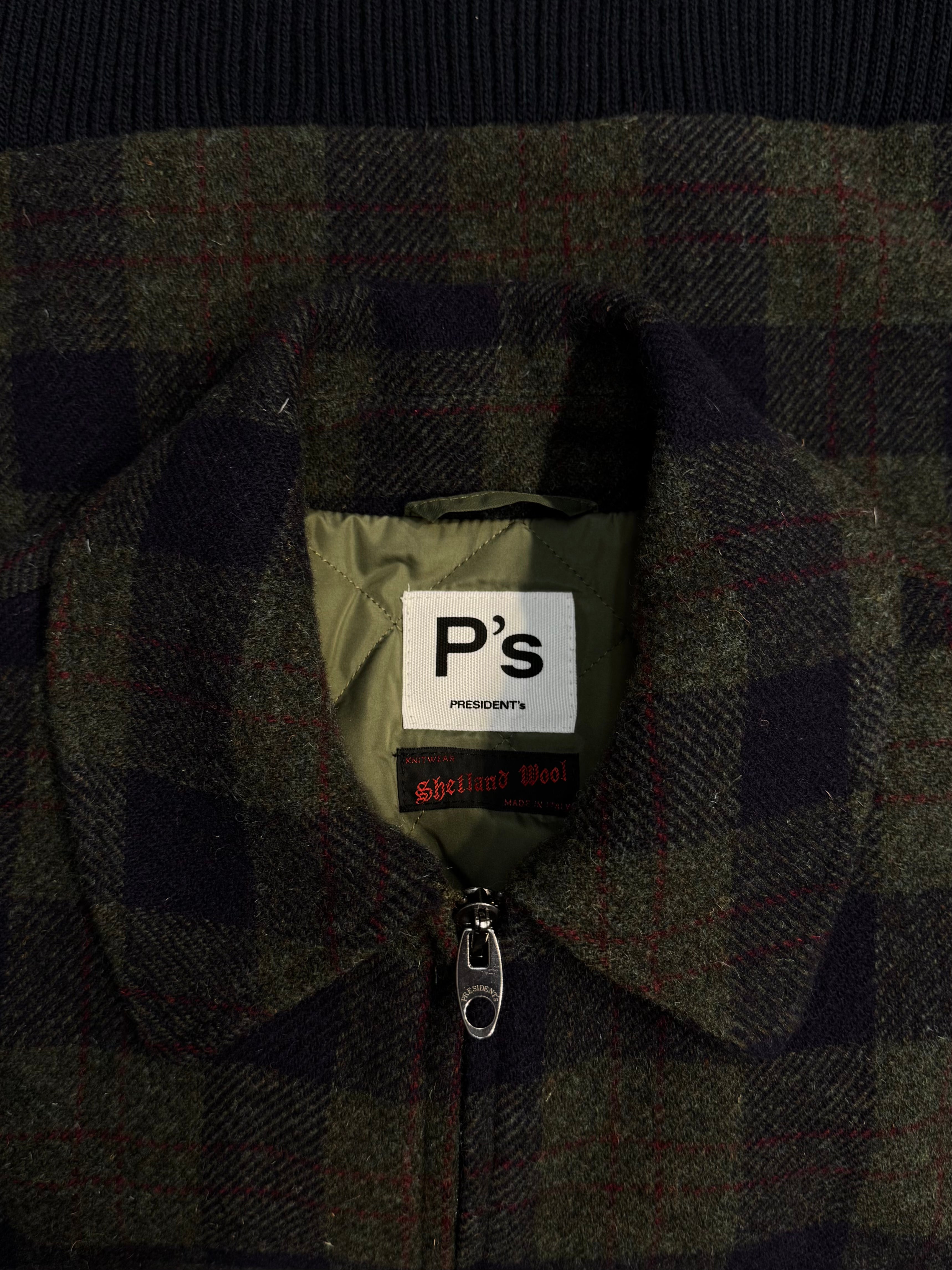 PRESIDENT’s Uncle Tom P'S Wool check Blue/Green