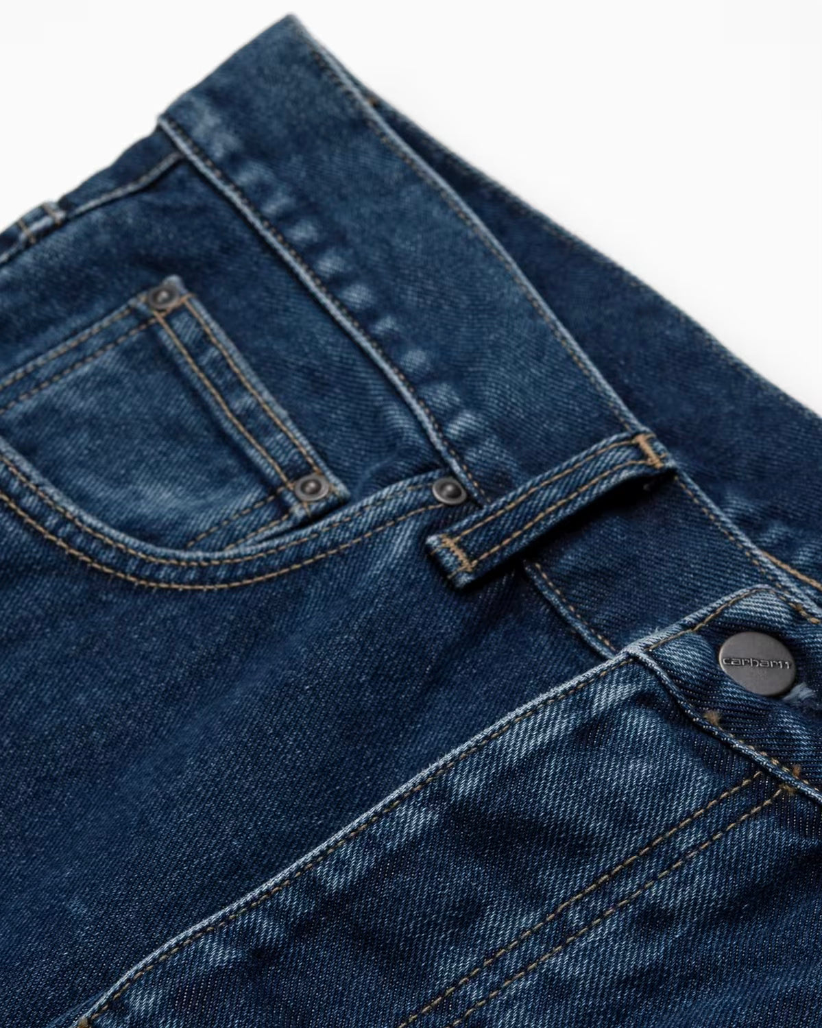 CARHARTT WIP Newel Pantalone Blu Stone Washed 