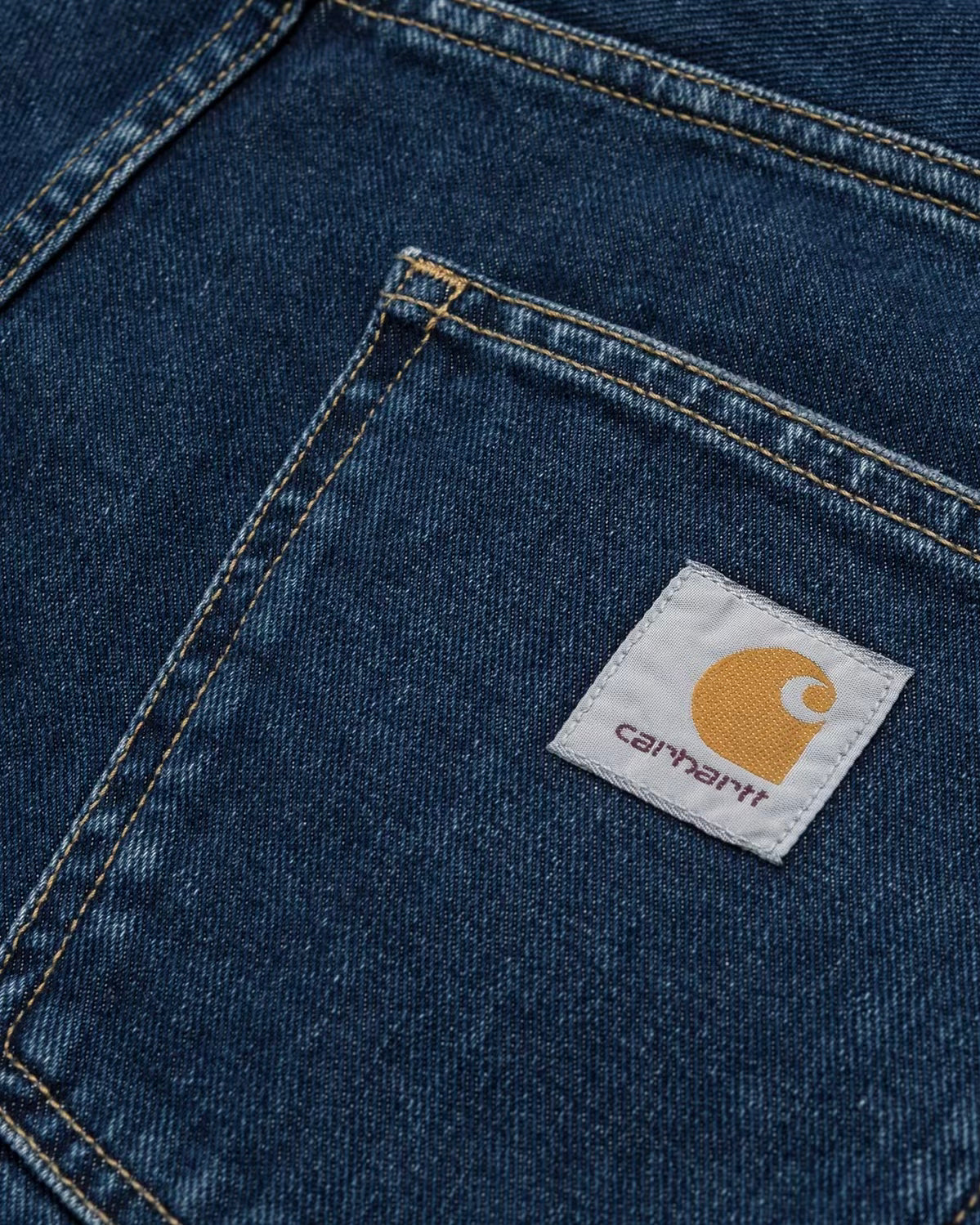 CARHARTT WIP Newel Pantalone Blu Stone Washed 
