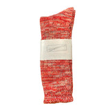 ANONYMOUS ISM 5 Colour Mix Crew Sock Red 0060