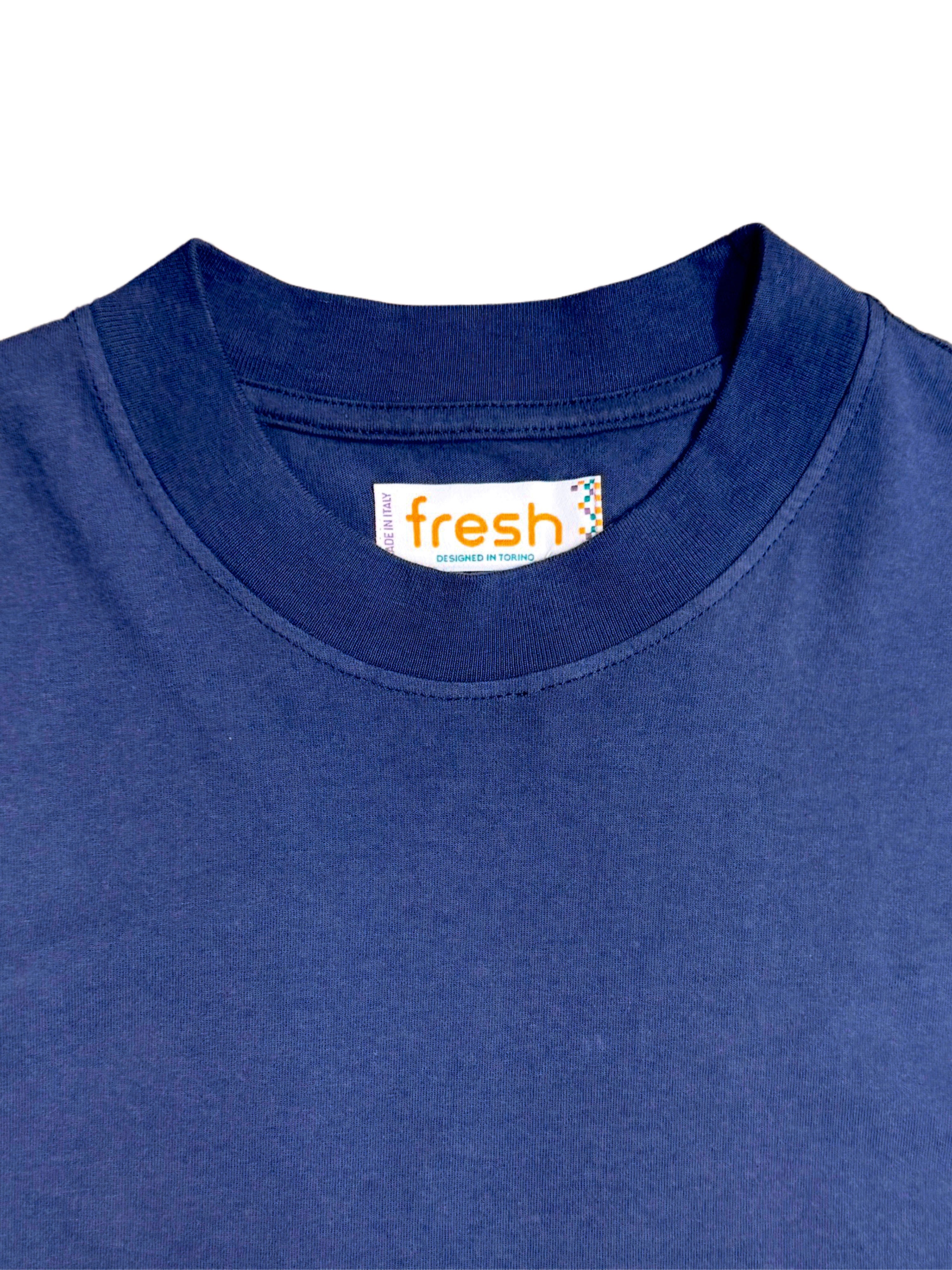 FRESH Max Cotton Tee in Navy