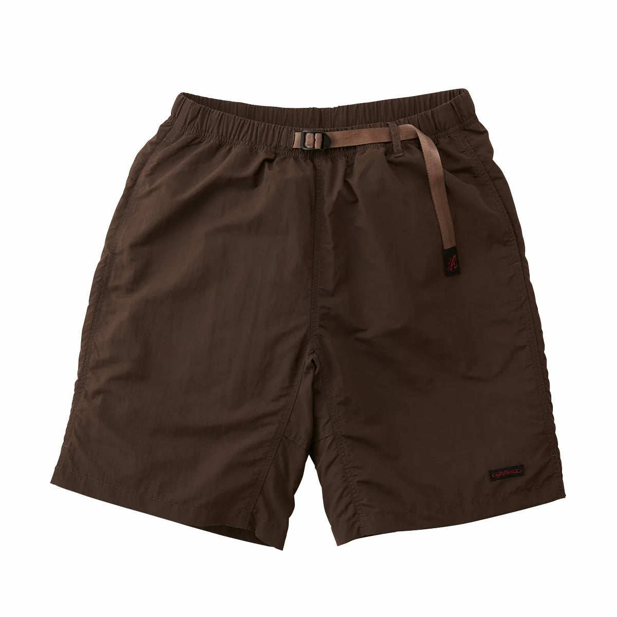 GRAMICCI Pantaloncini corti ripiegabili in nylon color marrone scuro