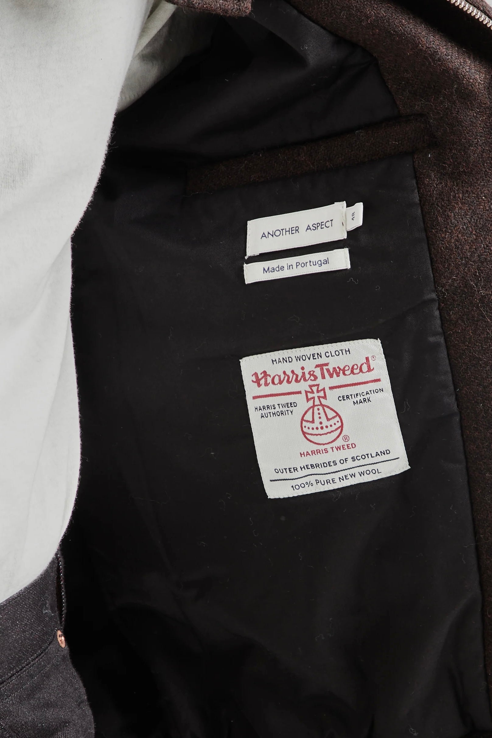 ANOTHER ASPECT Another Jacket 5.0 Brown Harris Tweed