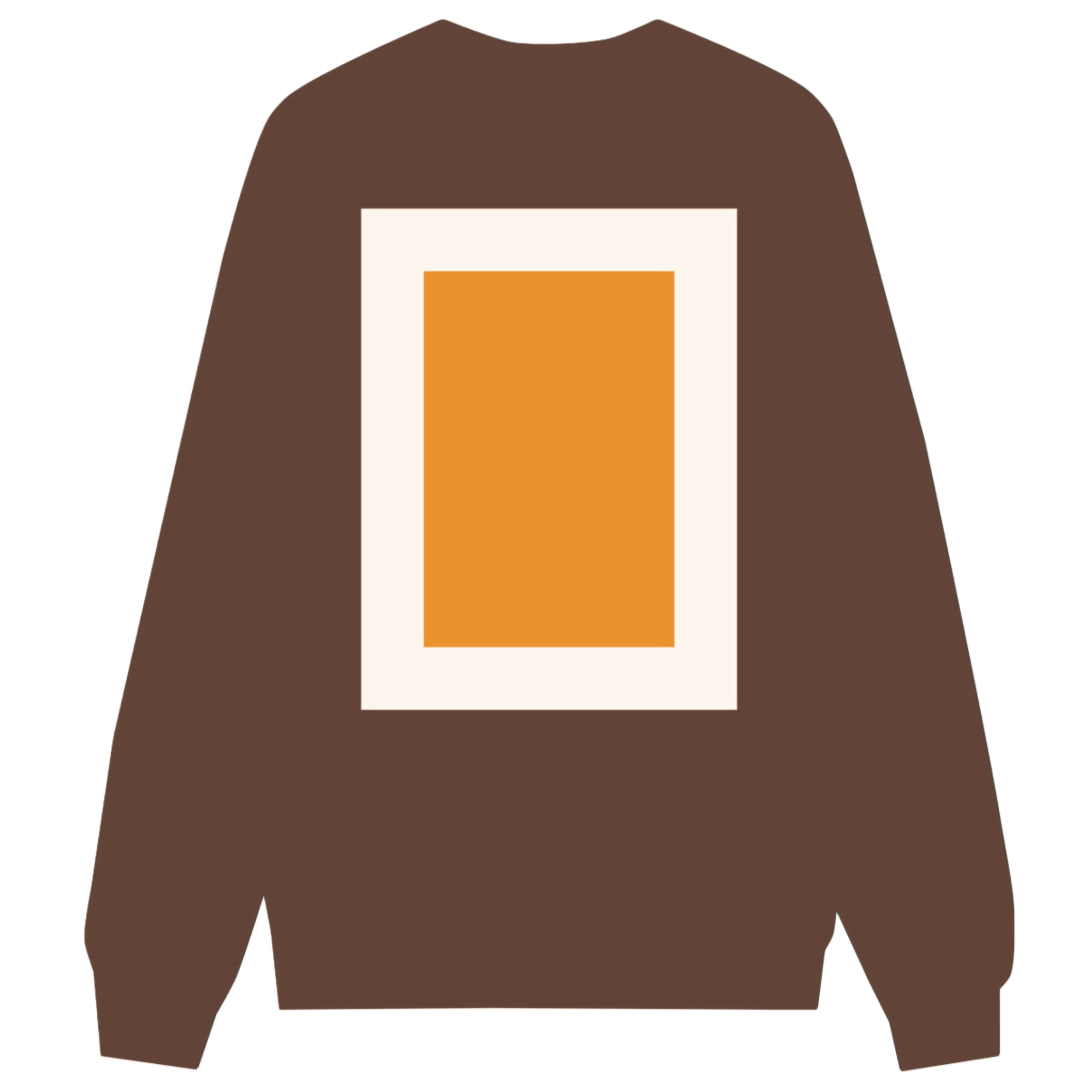 LA PAZ Xavier Brown Rectangle Sweatshirt