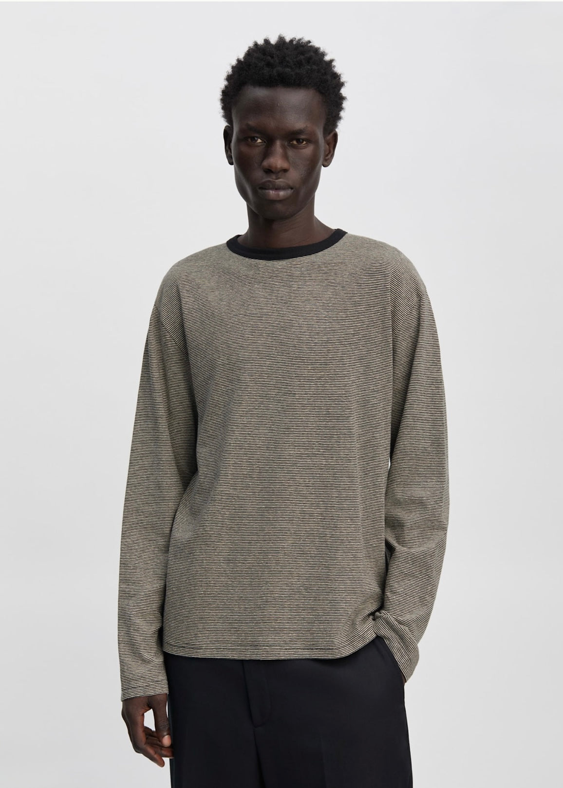ANOTHER ASPECT Another T-Shirt 3.0 Japan Black Stripe