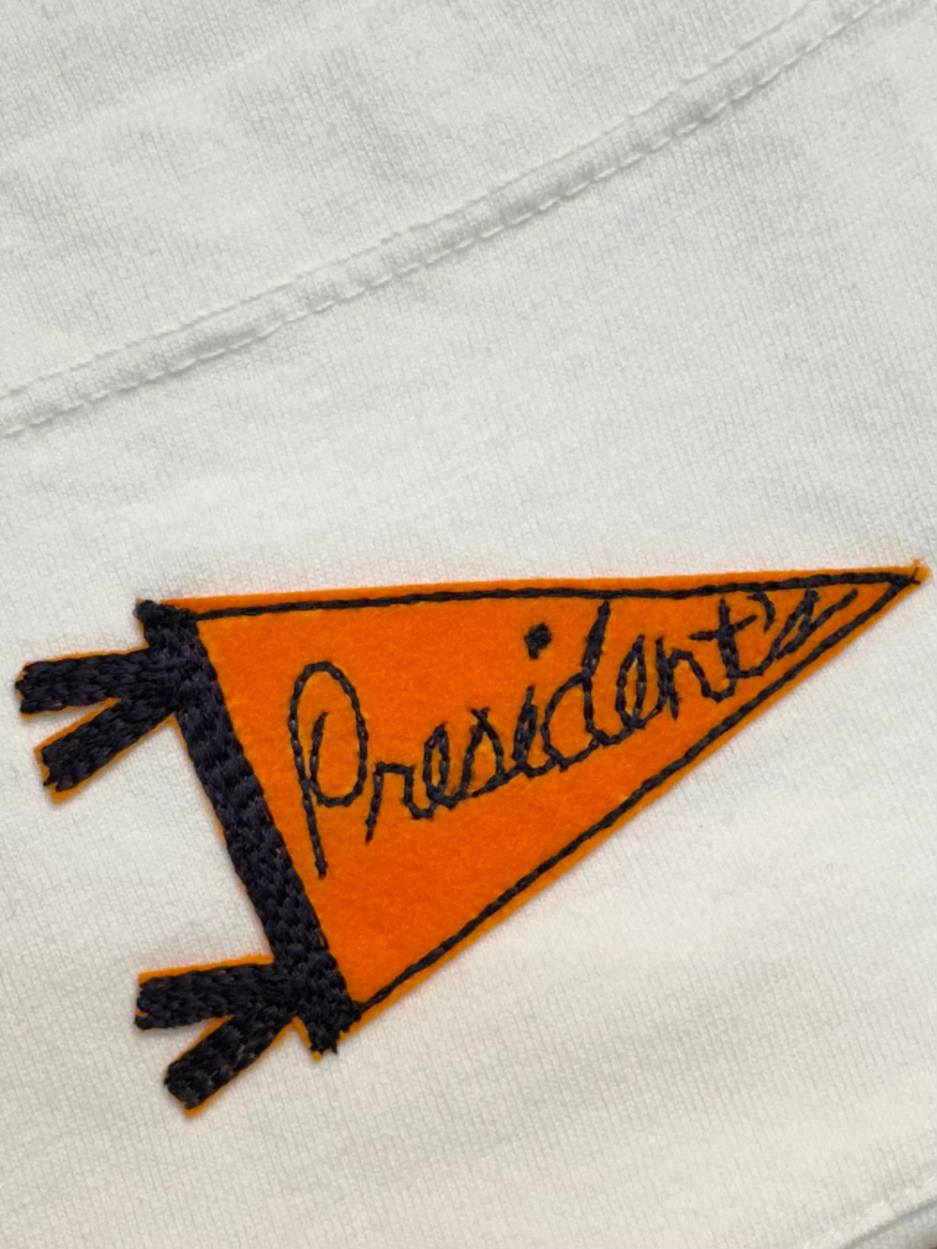 PRESIDENT’s T-Shirt Pocket P’S Jersey Flag Washed Off White