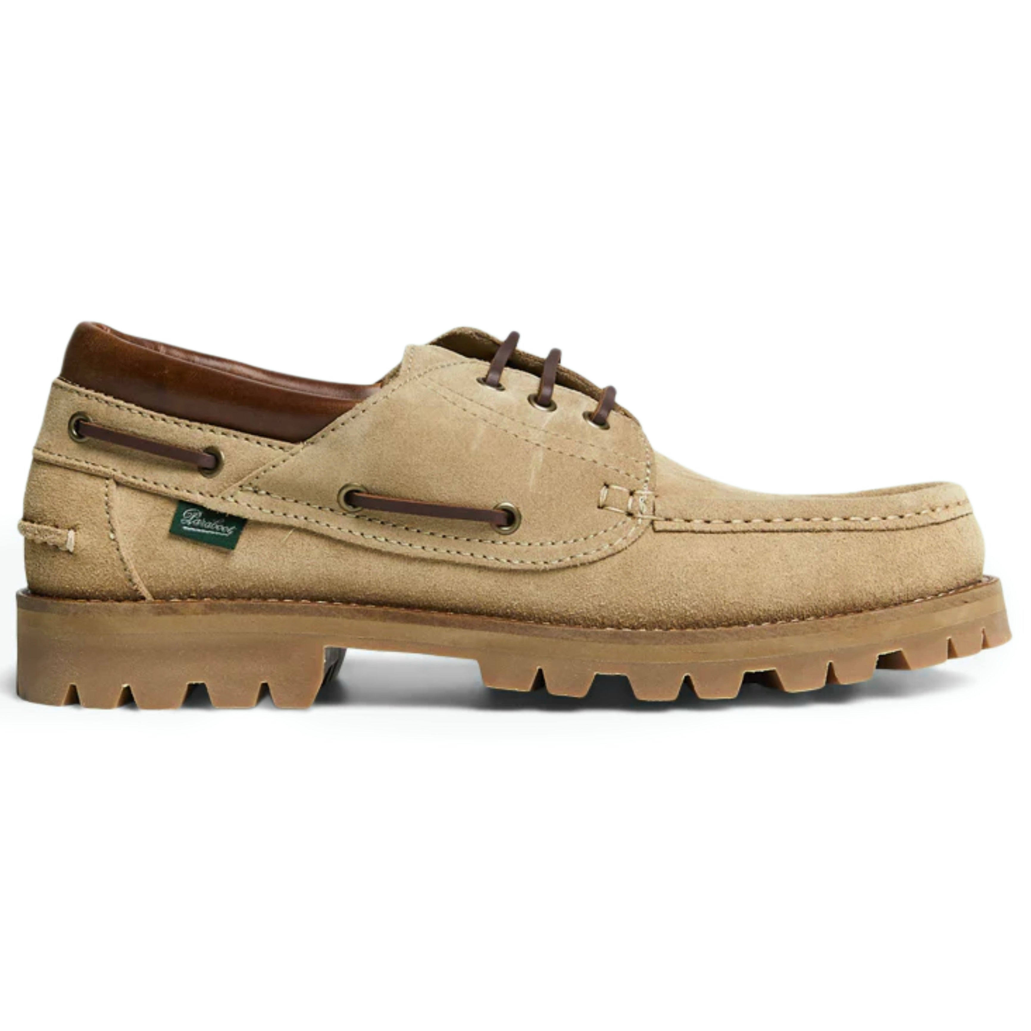 PARABOOT Briac Jannu Shoes Miel Velours Beige