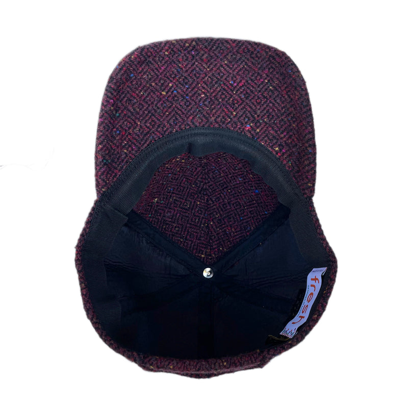 FRESH Shetland Wool Cap Bordeaux