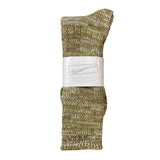 ANONYMOUS ISM 5 Colour Mix Crew Sock Olive 0017