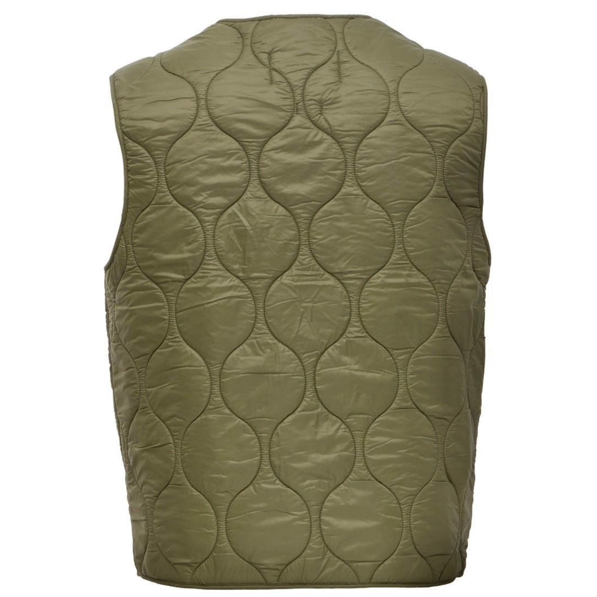 MANIFATTURA CECCARELLI Wool Padded Vest 7919-CB Olive Green