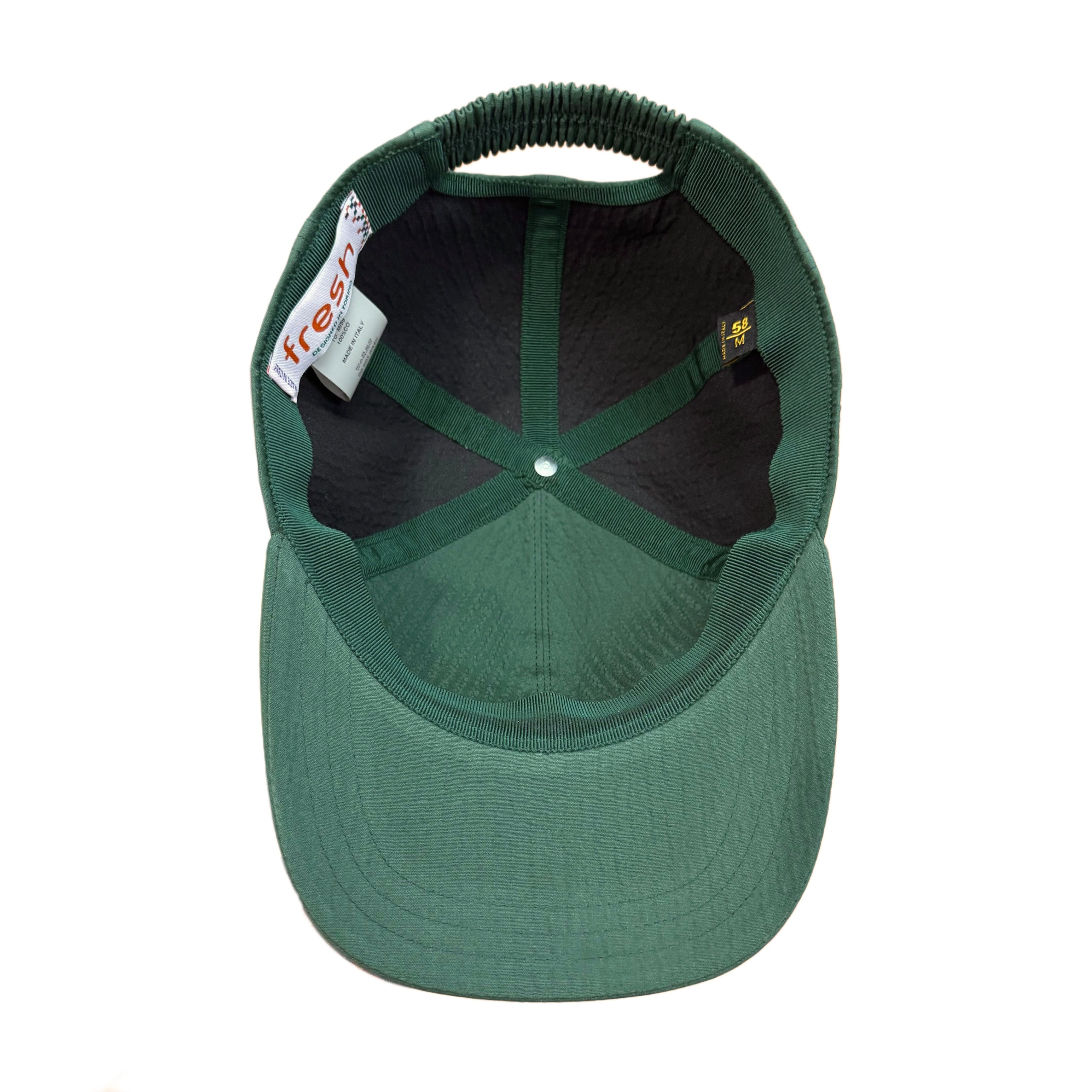 FRESH Seersucker Cap in Green
