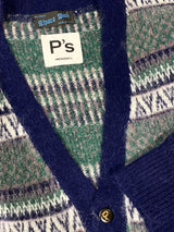PRESIDENT’S Cardigan Over P's Alpaca Vintage Jacquard