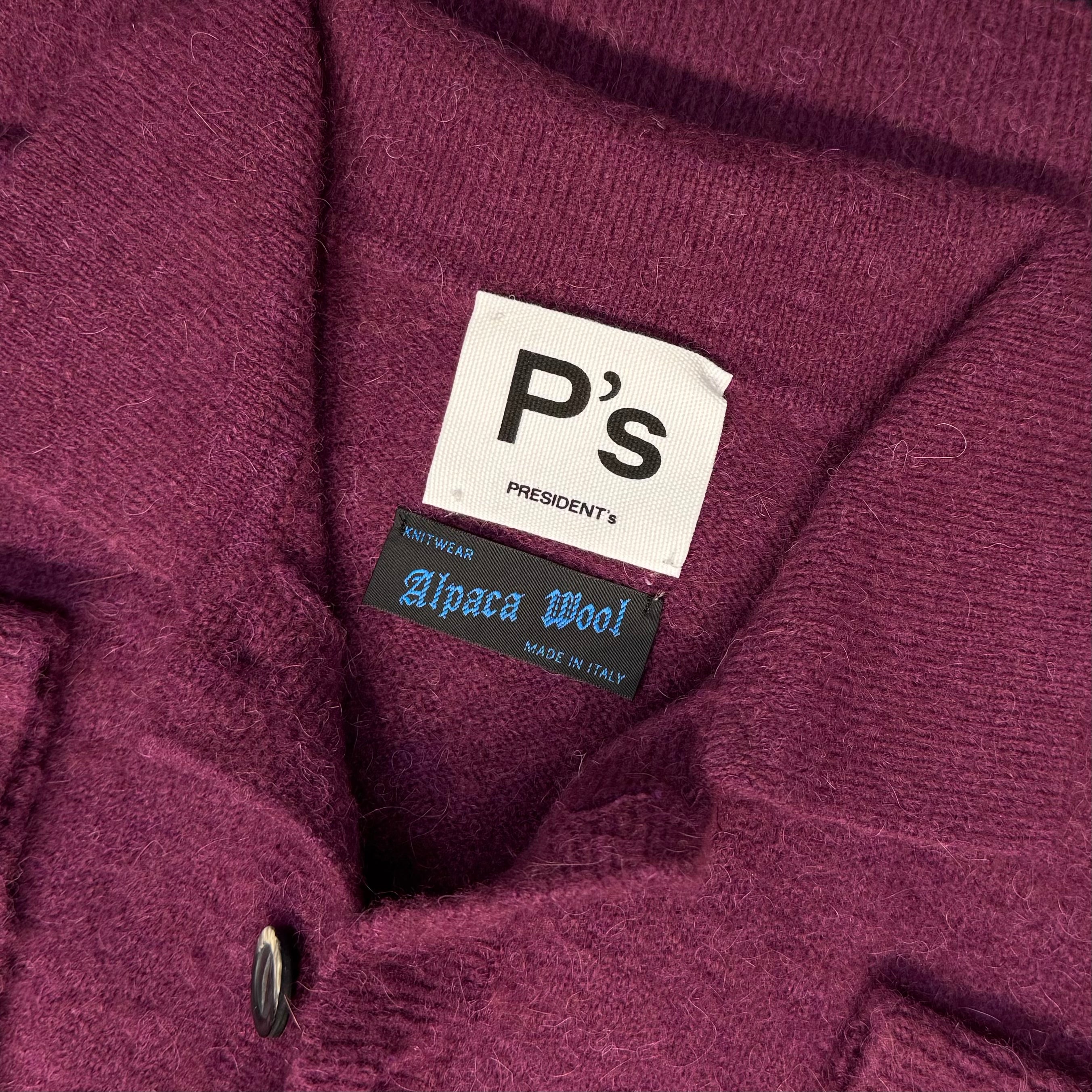 PRESIDENT’s Polo over P'S Alpaca brushed Red
