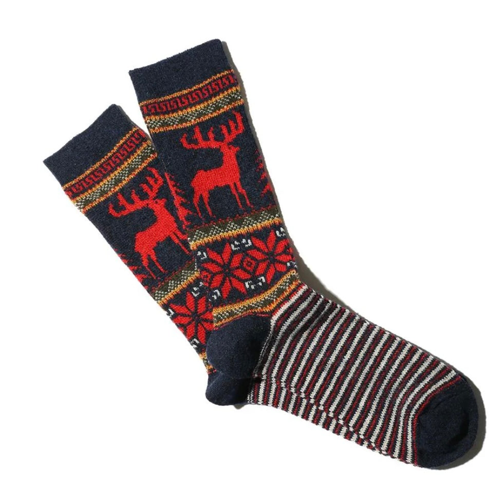 ANONYMOUS ISM Deer Snow JQ Crew Navy