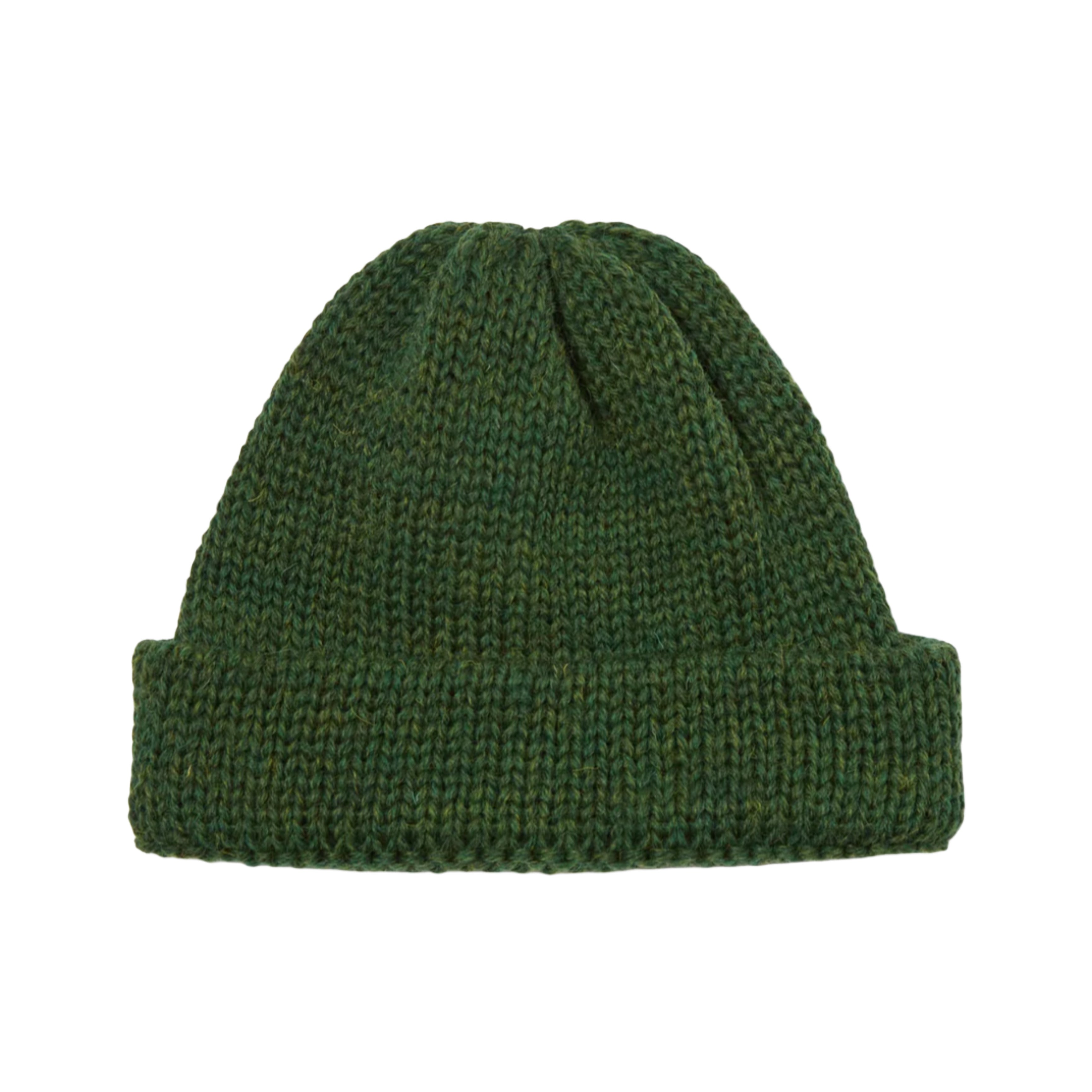 UNIVERSAL WORKS Green British Wool Short Watch Cap