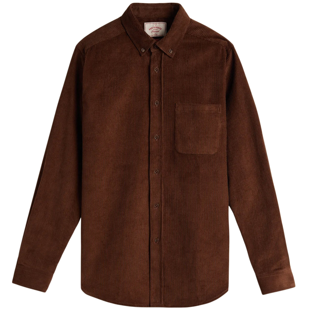 PORTUGUESE FLANNEL Lobo Brown Corduroy Shirt