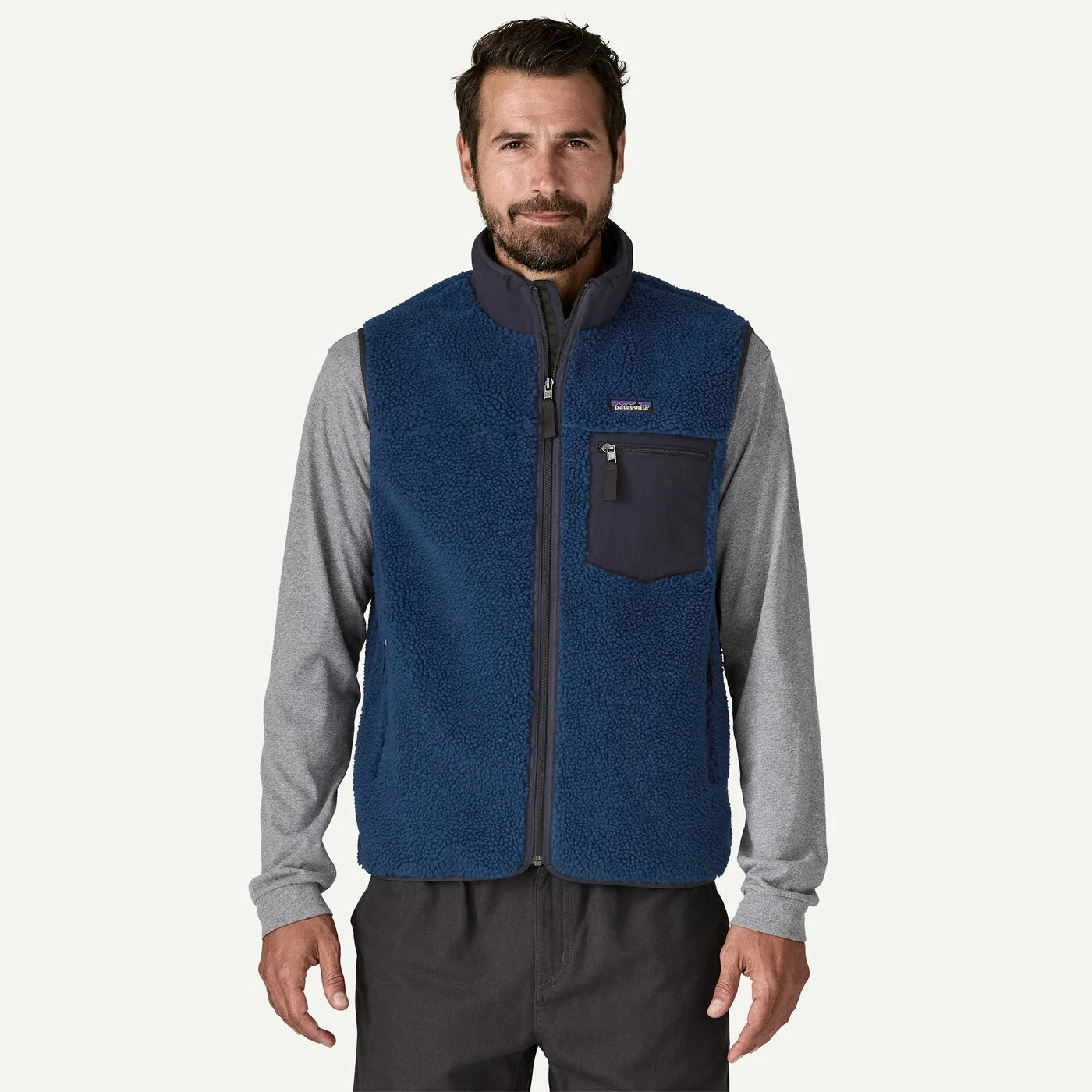 PATAGONIA Men's Classic Retro-X® Fleece Vest Clement Blue
