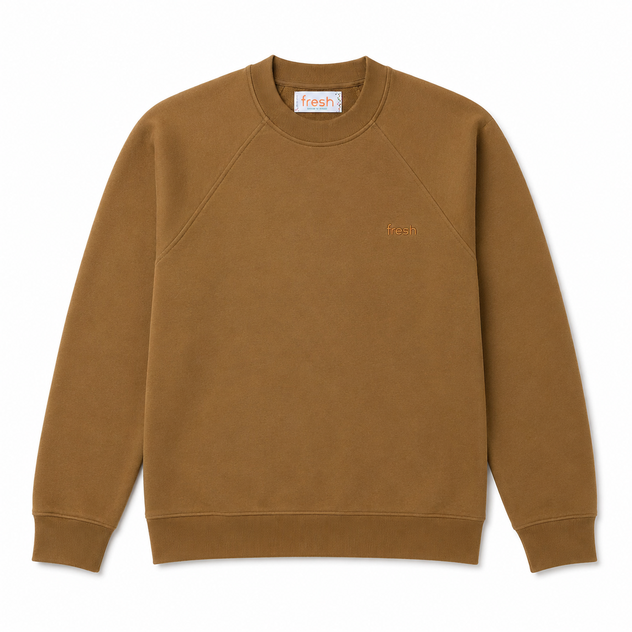 Sweat-shirt en coton FRESH Billie en biscuit
