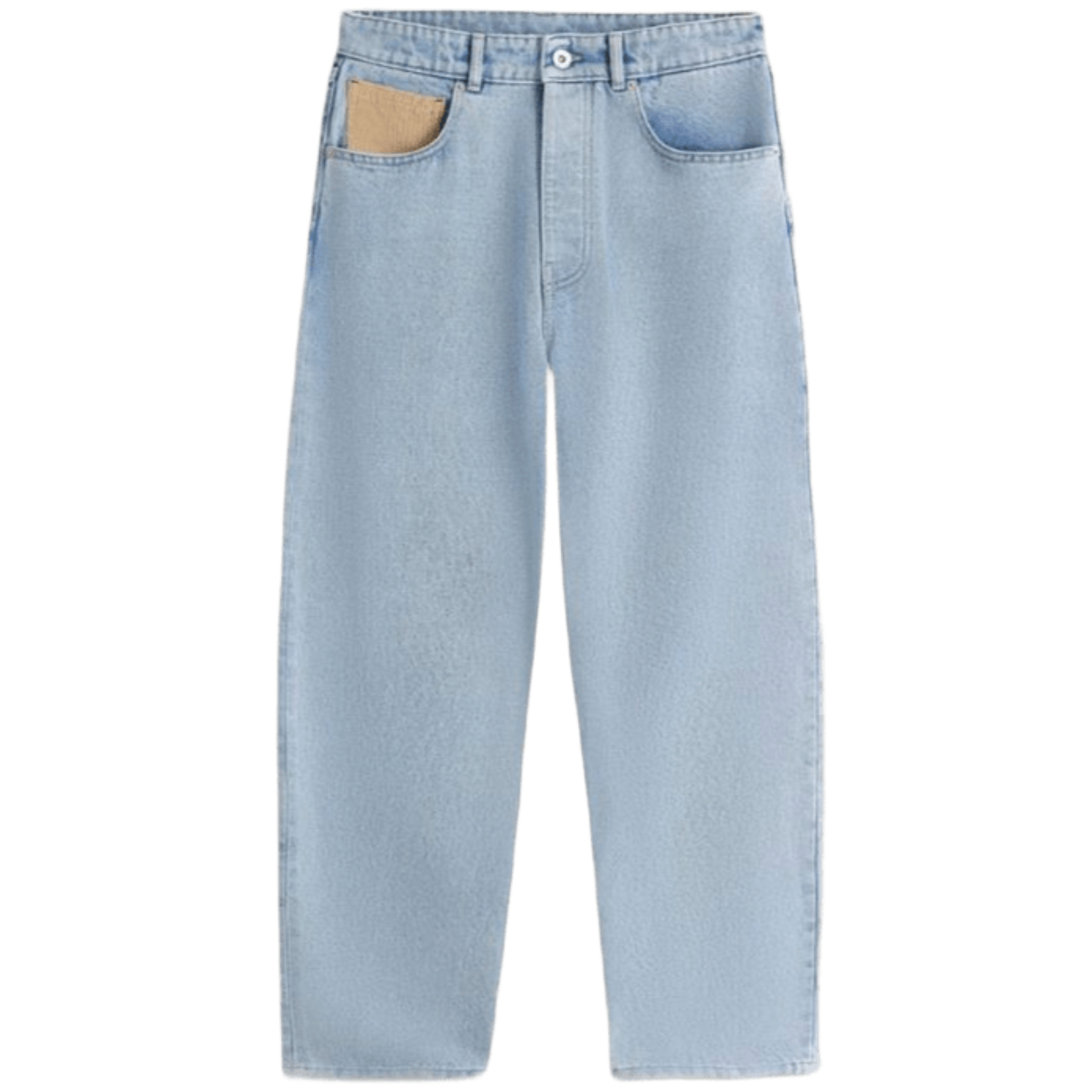 DRÔLE DE MONSIEUR Pantaloni in denim Le Jean Délavée Azzurro